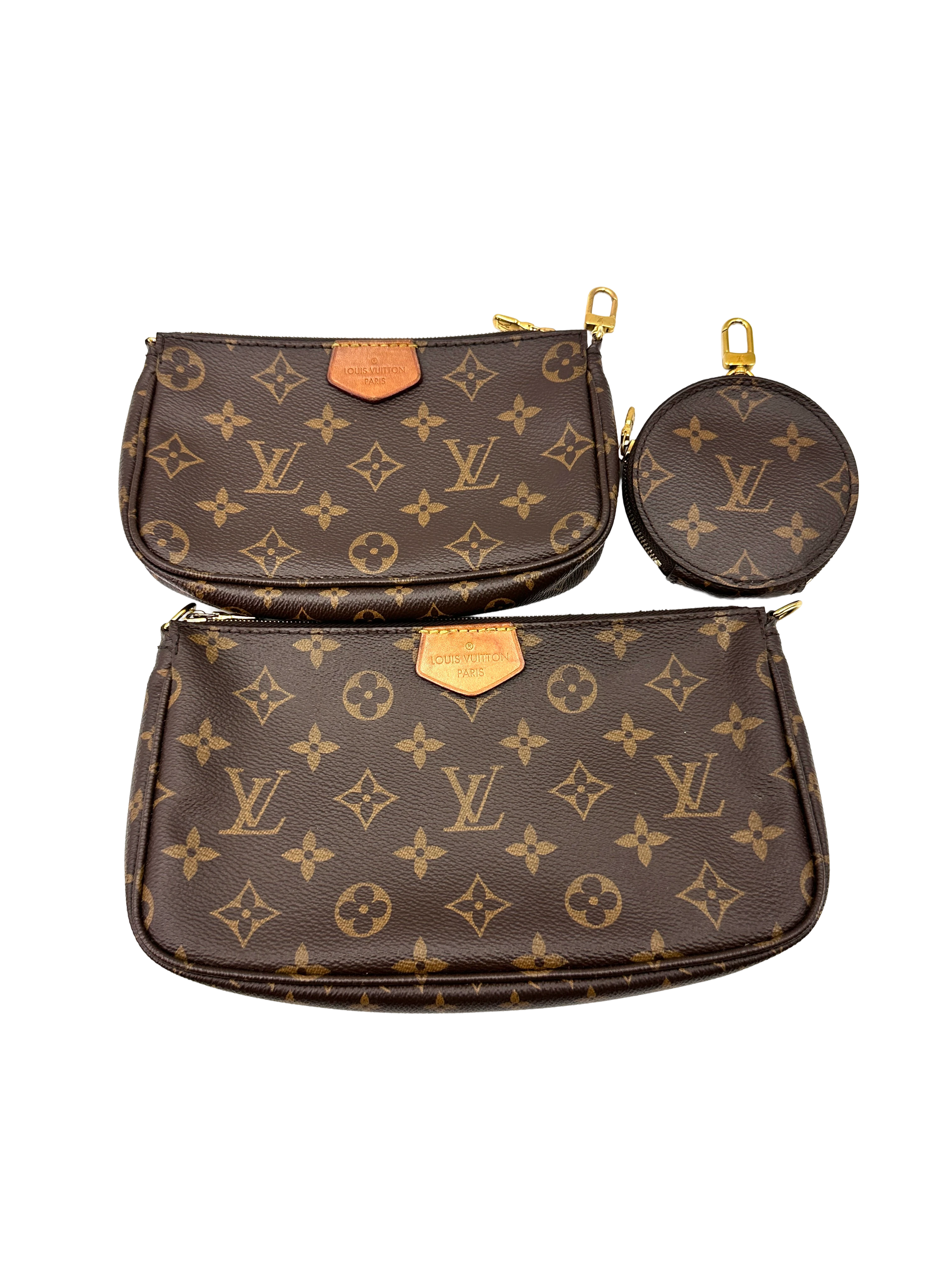 Louis Vuitton Brown Monogram Canvas Multi Pochette Accessoires LV3304