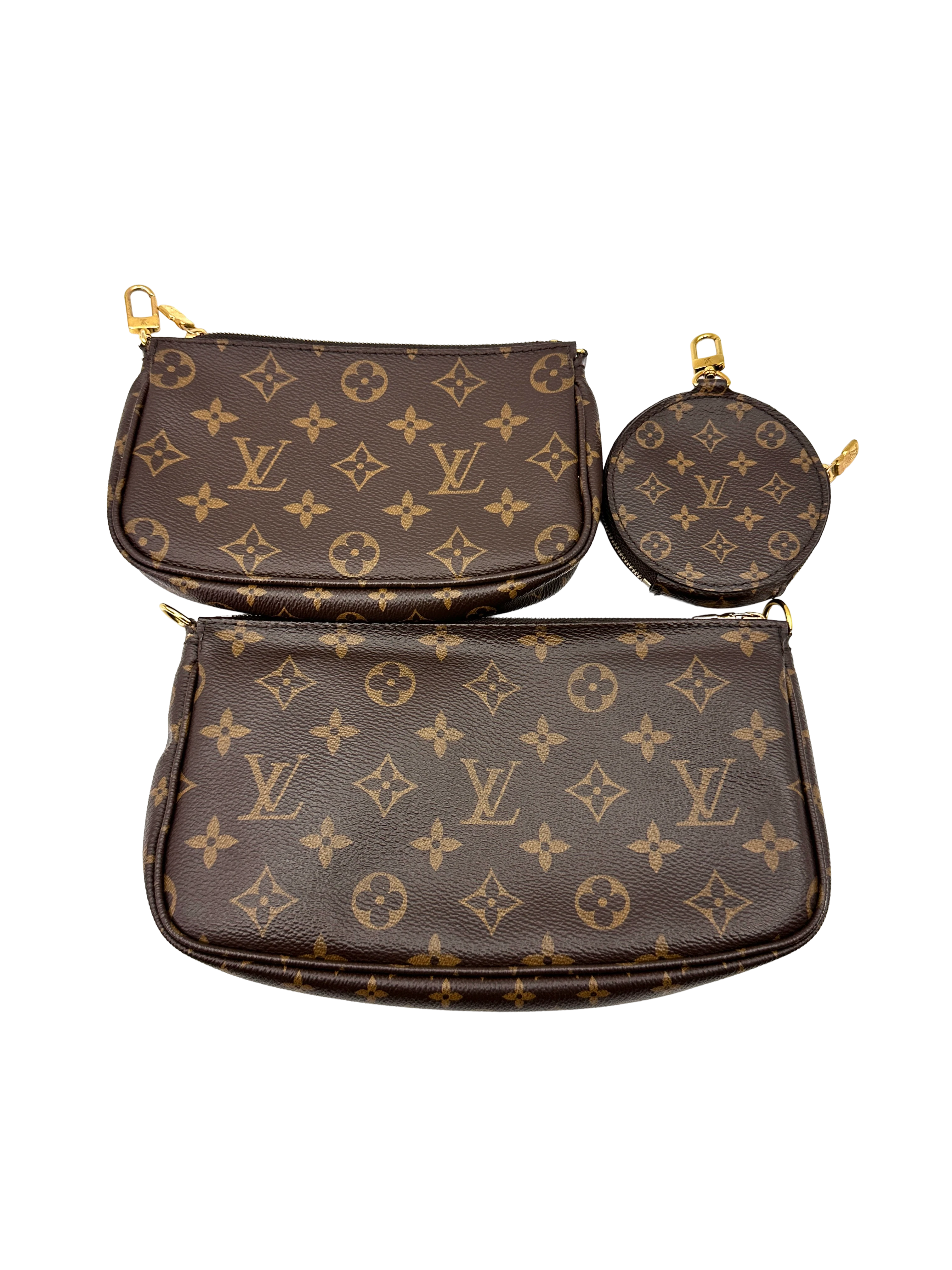 Louis Vuitton Brown Monogram Canvas Multi Pochette Accessoires LV3304
