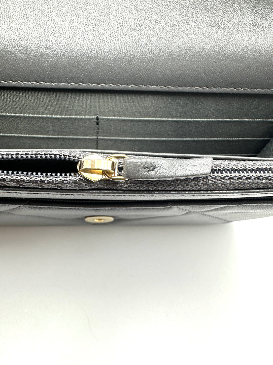 Chanel 19Bag Grey Quilted Leather Wallet On Chain(NH***86) CC2527
