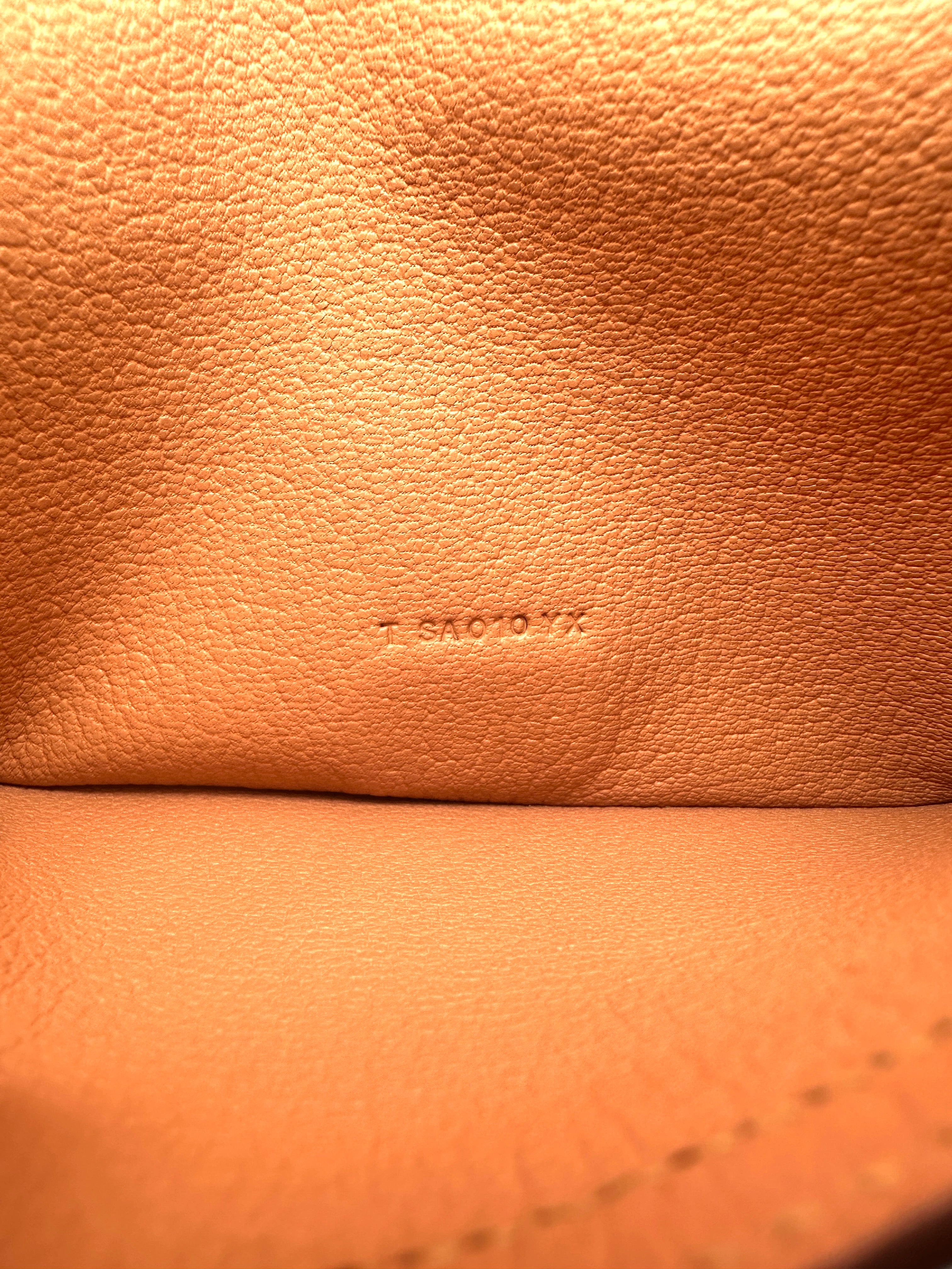 Hermes Bearn Compact Pink Ostrich Leather Wallet HR166
