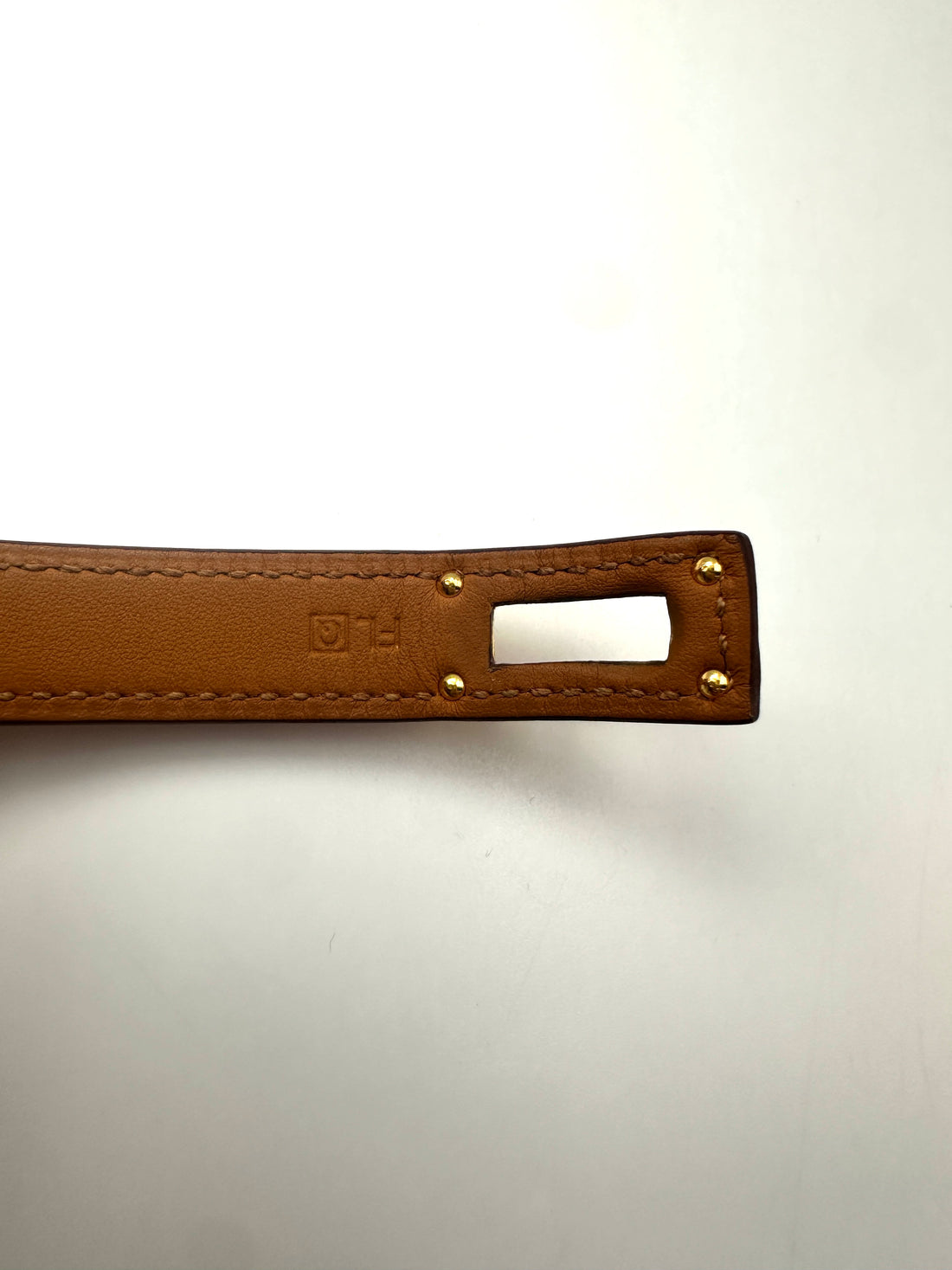 Hermes Mini Kelly Double Tour Brown Leather Bracelet HR164