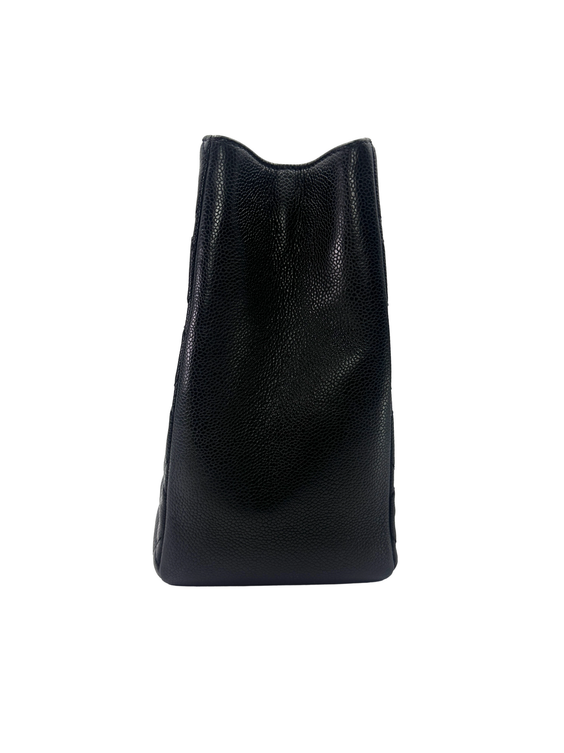 Chanel GST Black Quilted Leather Tote Handle Bag(17***77) CC2528