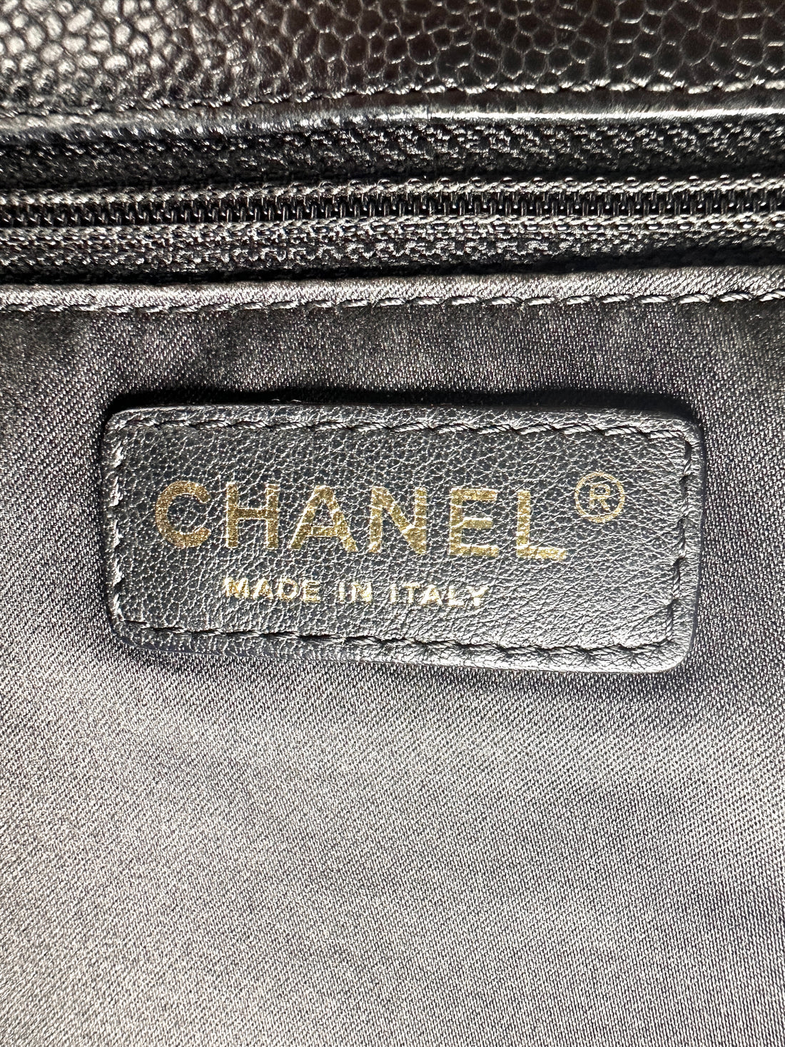 Chanel GST Black Quilted Leather Tote Handle Bag(17***77) CC2528