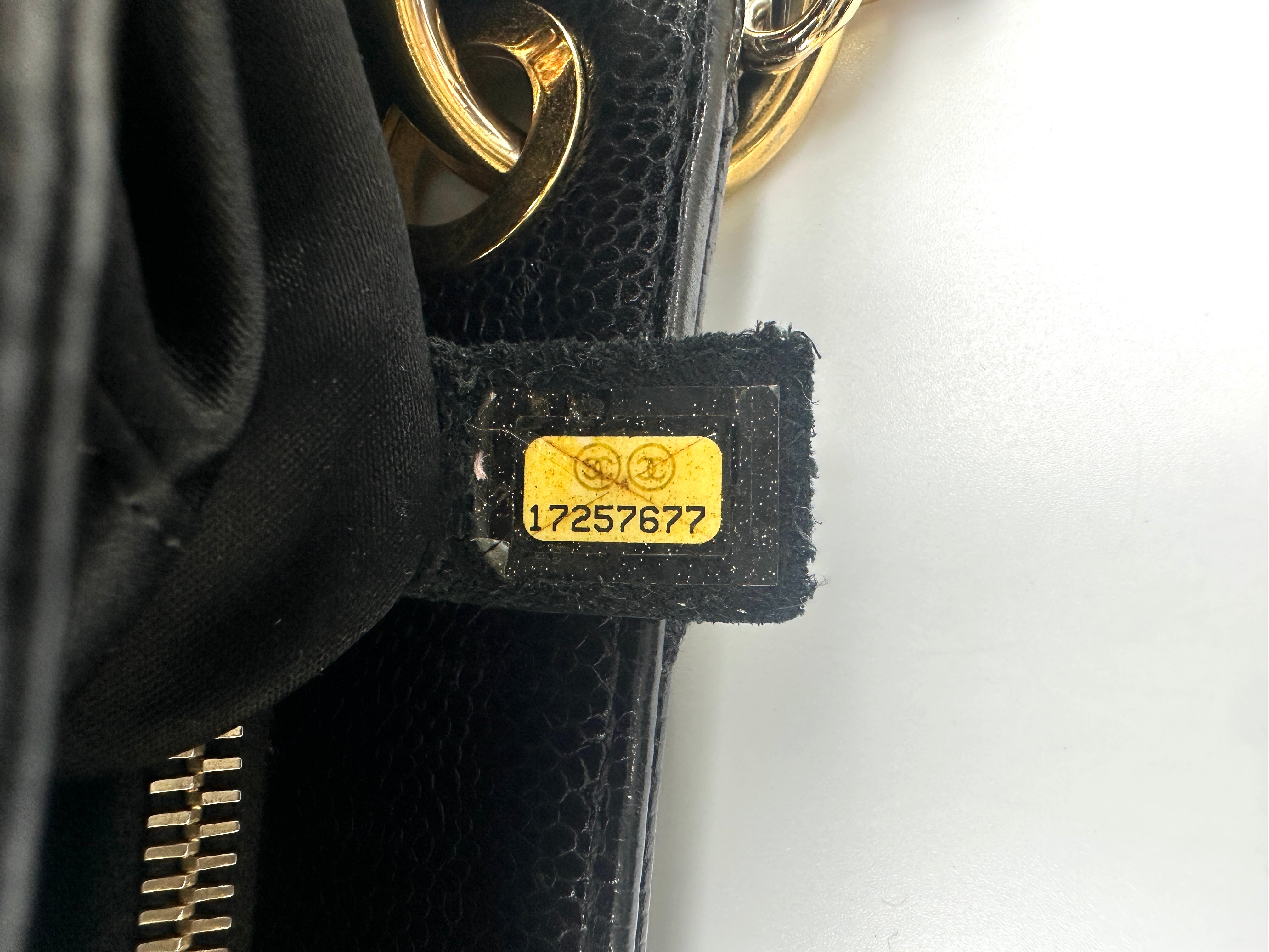Chanel GST Black Quilted Leather Tote Handle Bag(17***77) CC2528