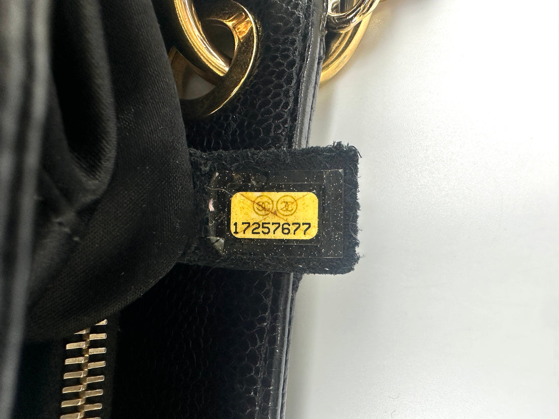 Chanel GST Black Quilted Leather Tote Handle Bag(17***77) CC2528