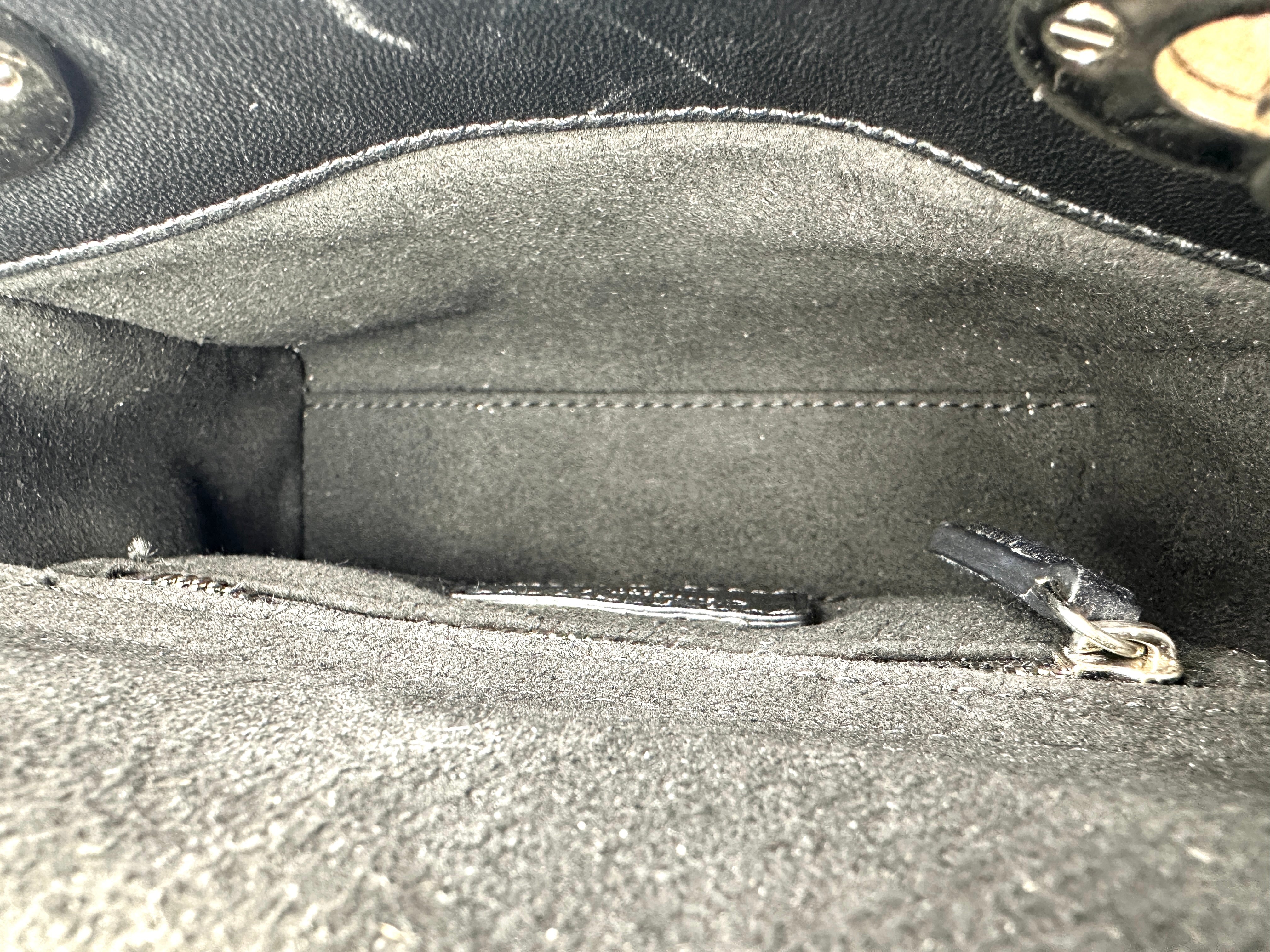 Christian Dior Lady Dior Black Cannage Leather Handle Bag DR919