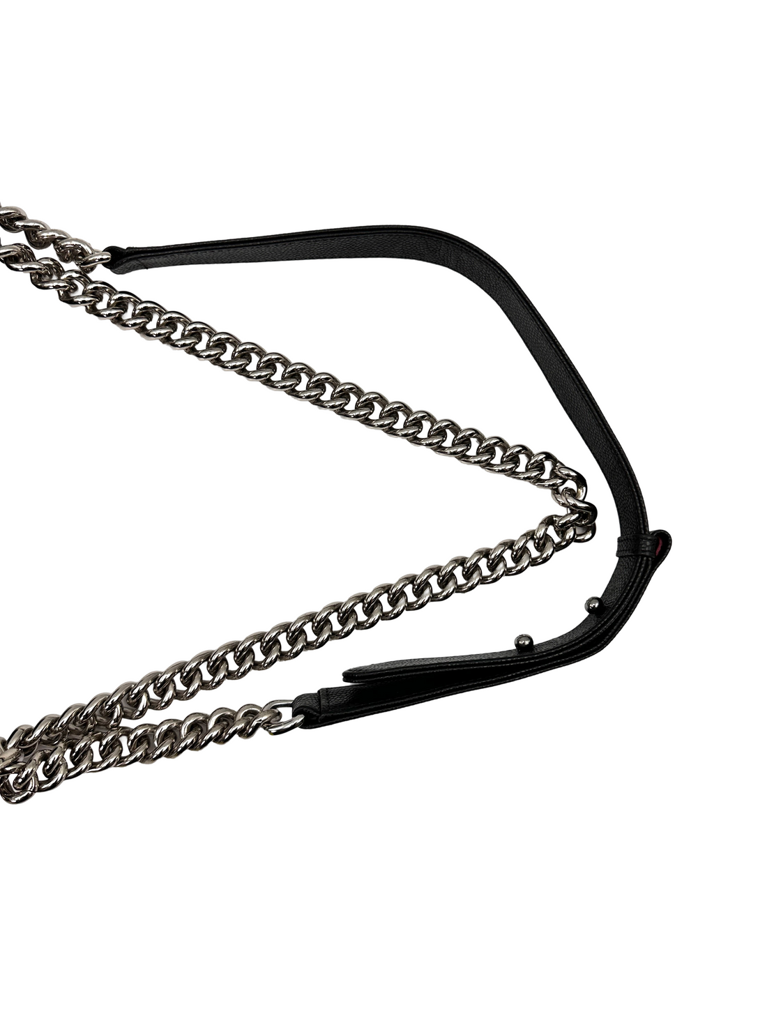 Chanel LeBoy Black Quilted Leather Flap Bag With Silver Buckle(18***03) CC2530