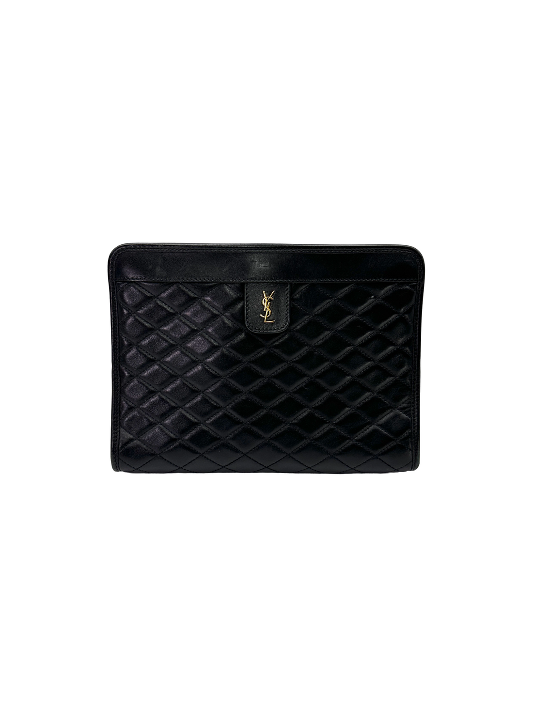 Saint Laurent Baby Victoire Black Quilted Leather Shoulder Bag SL289