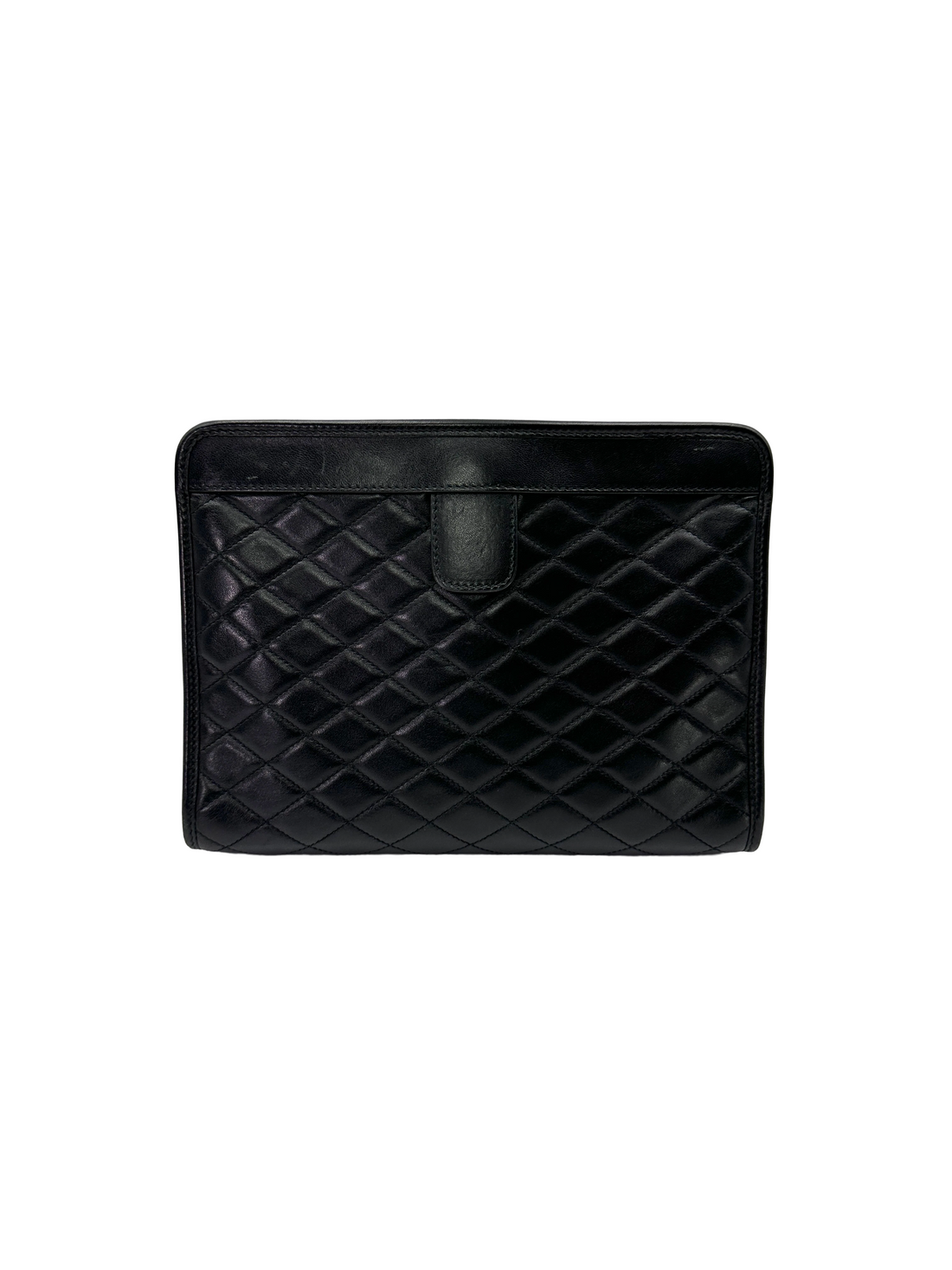 Saint Laurent Baby Victoire Black Quilted Leather Shoulder Bag SL289
