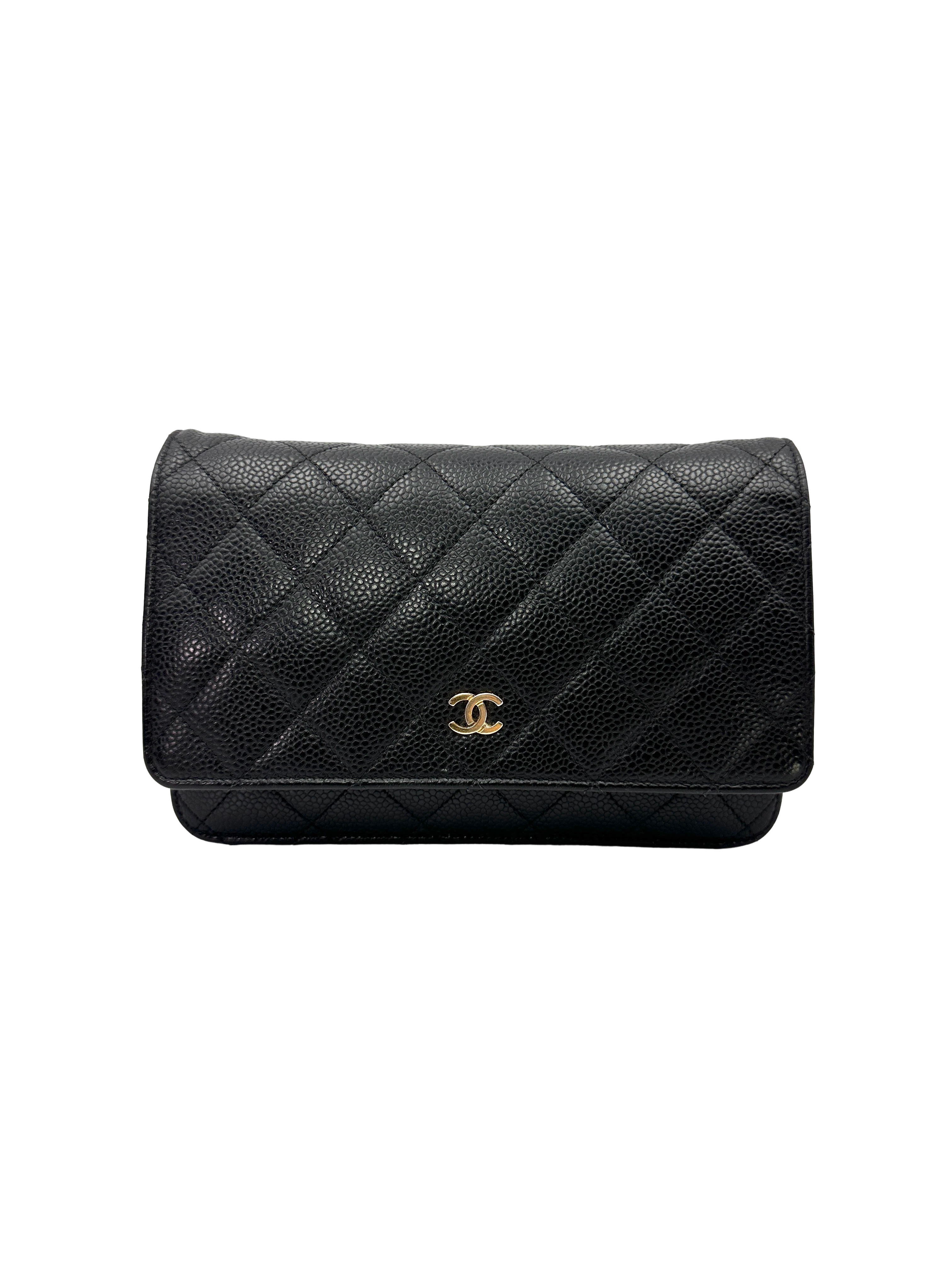Chanel Black Quilted Leather Wallet On Chain(19***05) CC2529