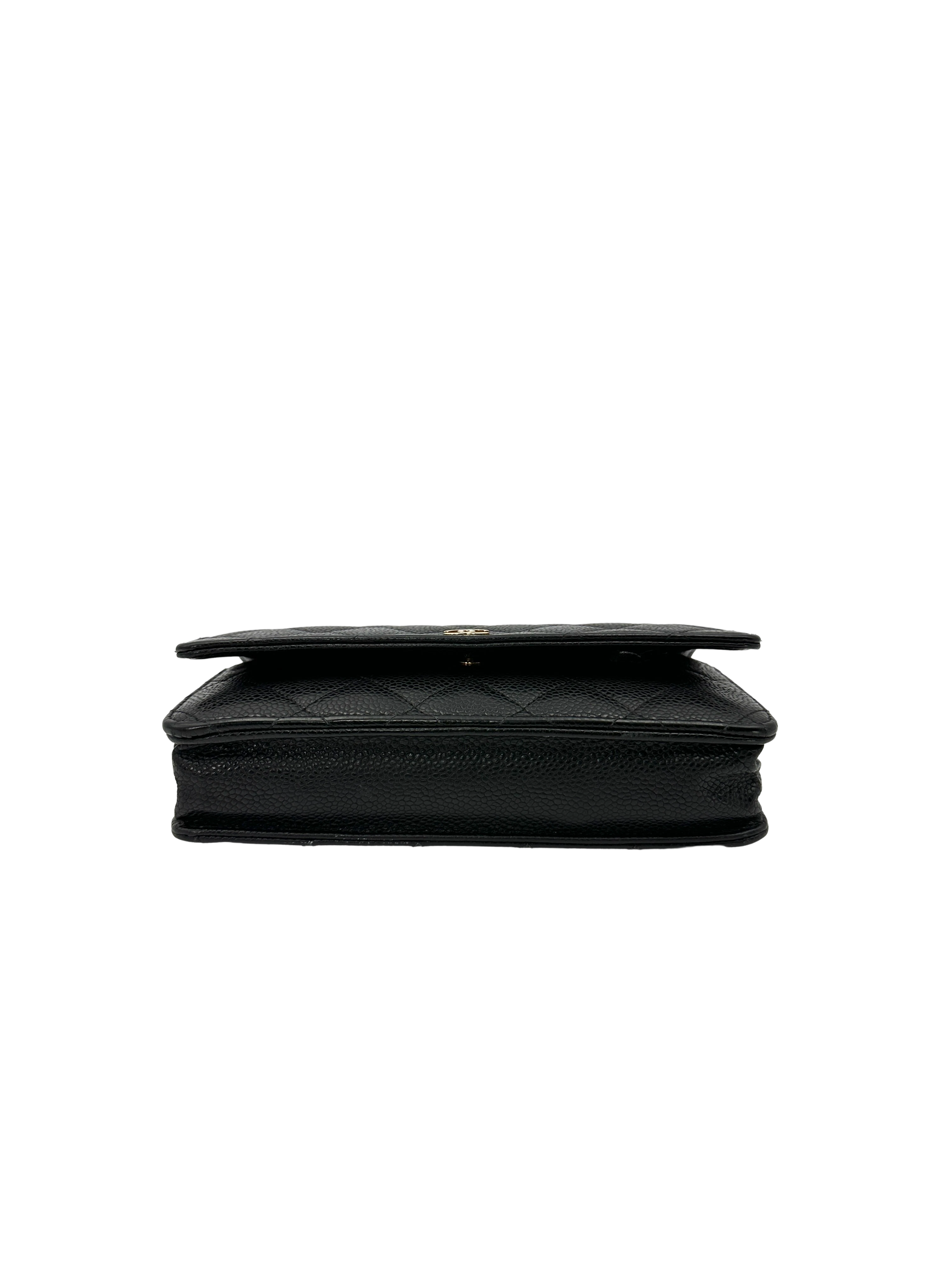 Chanel Black Quilted Leather Wallet On Chain(19***05) CC2529
