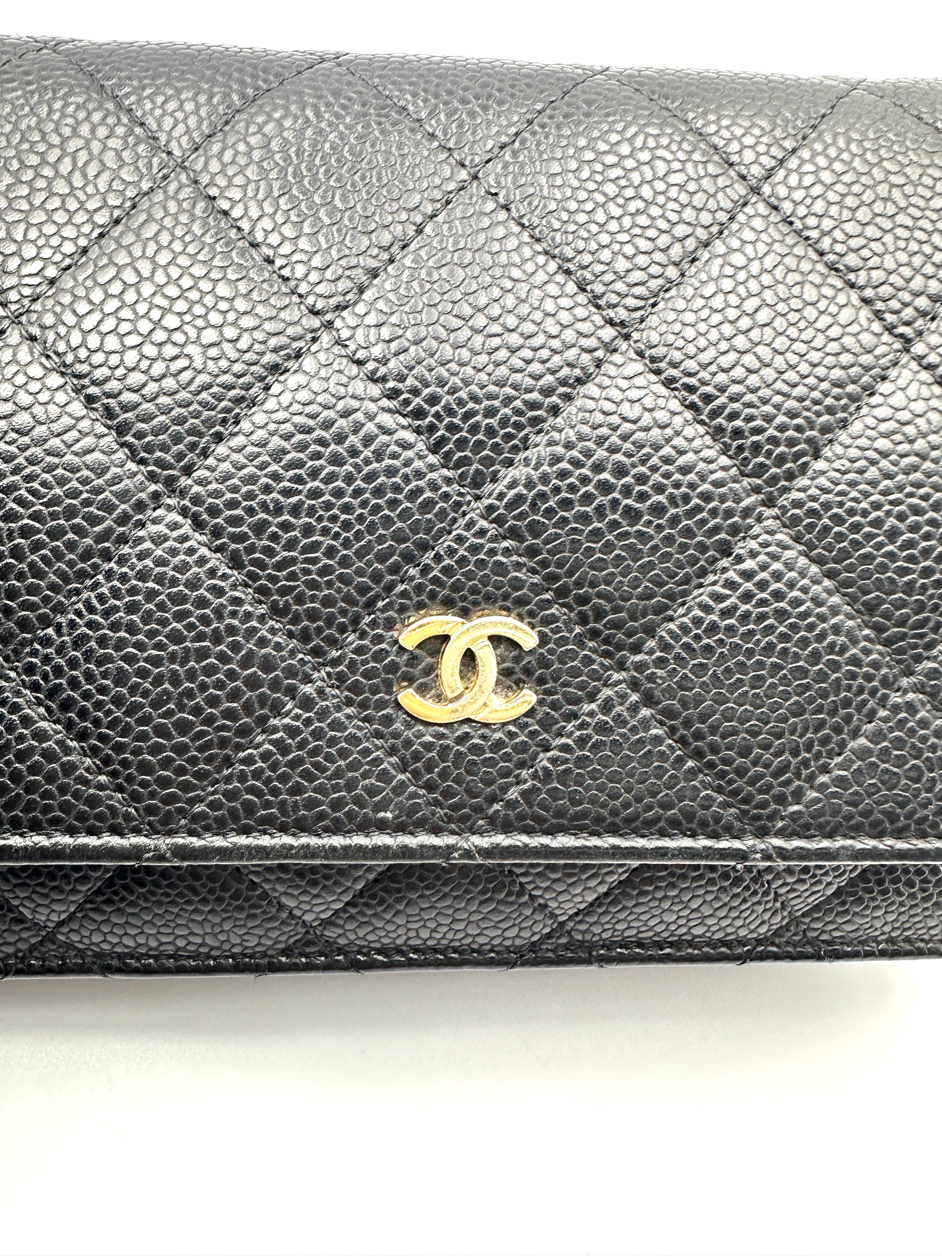 Chanel Black Quilted Leather Wallet On Chain(19***05) CC2529