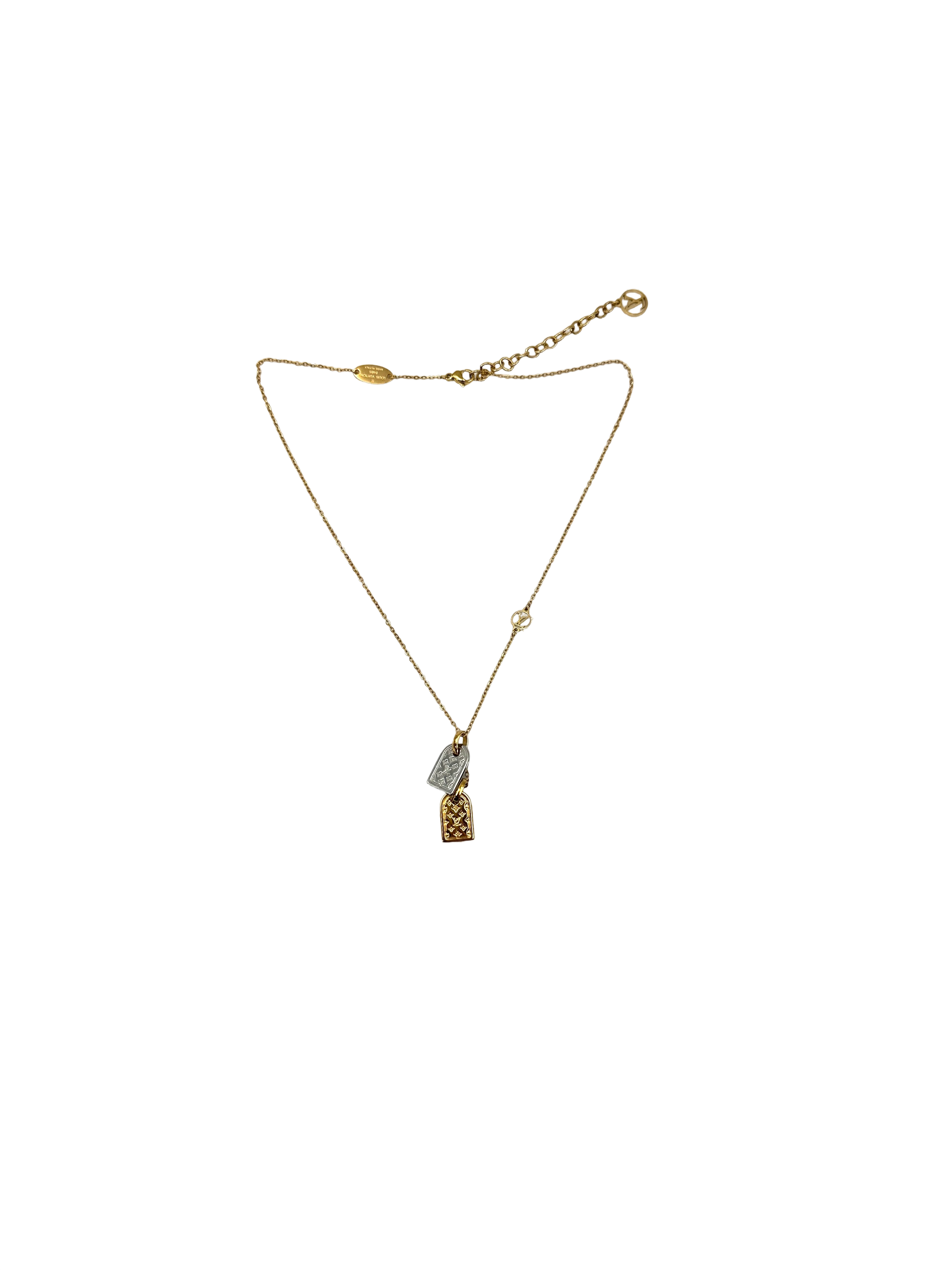 Louis Vuitton Nanogram Necklace,M63141 LE1213 LVN06