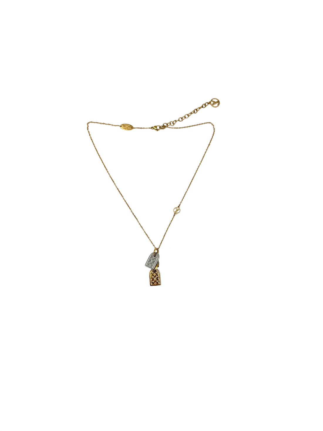 Louis Vuitton Nanogram Necklace,M63141 LE1213 LVN06