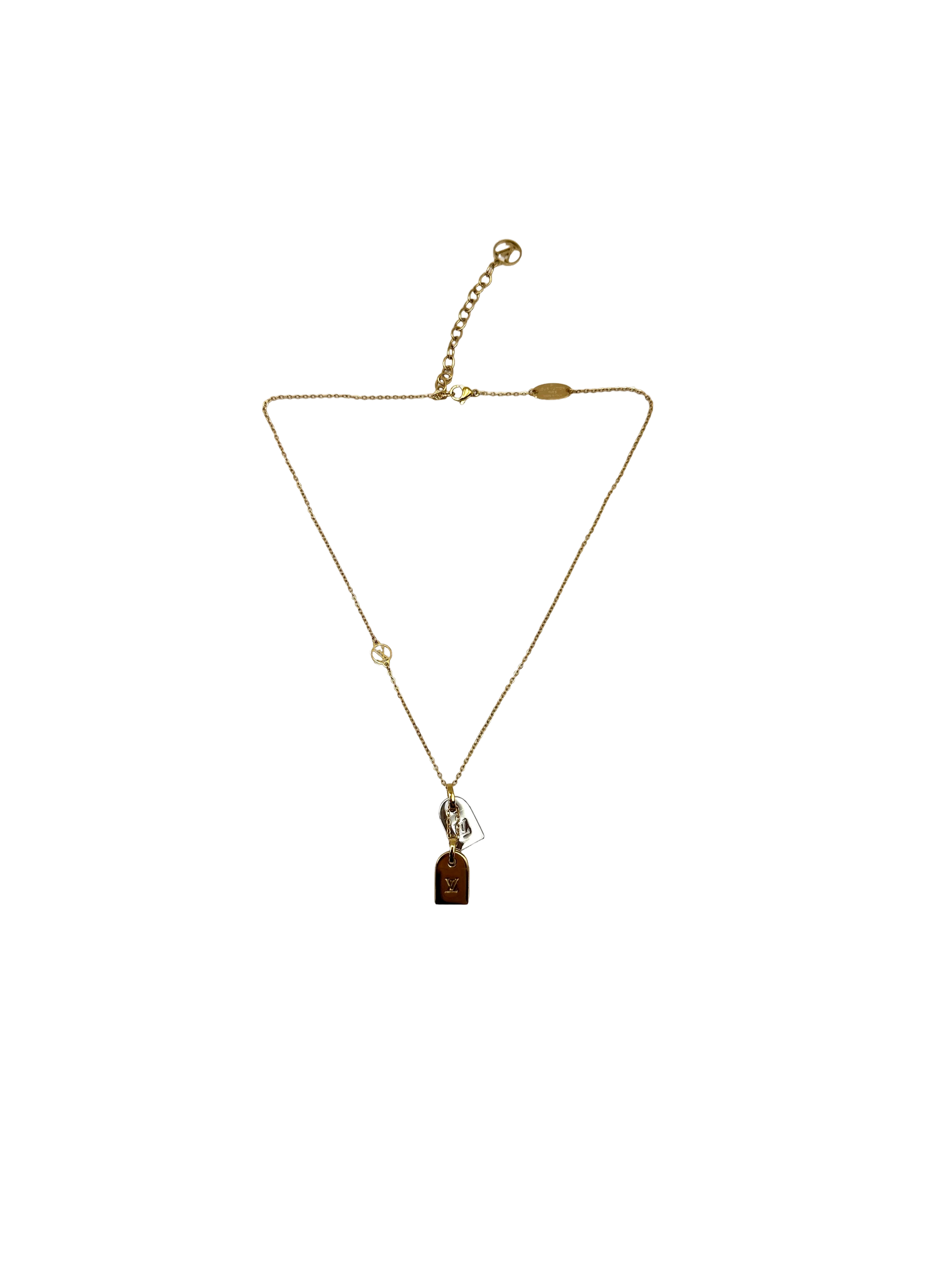 Louis Vuitton Nanogram Necklace,M63141 LE1213 LVN06