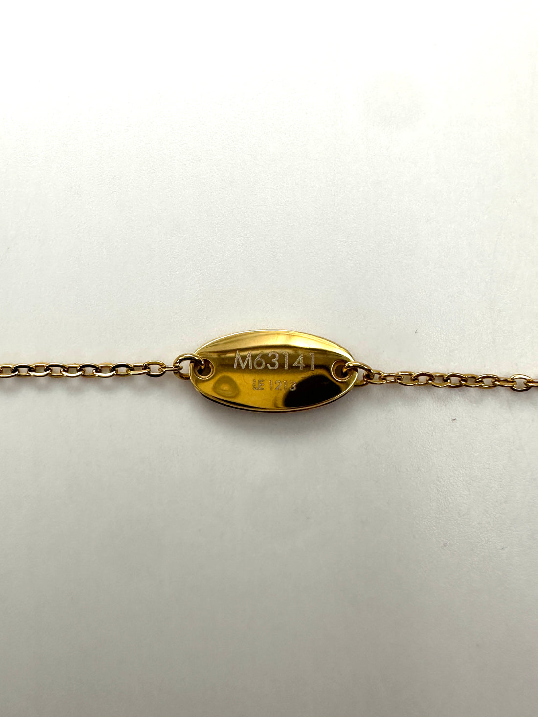 Louis Vuitton Nanogram Necklace,M63141 LE1213 LVN06