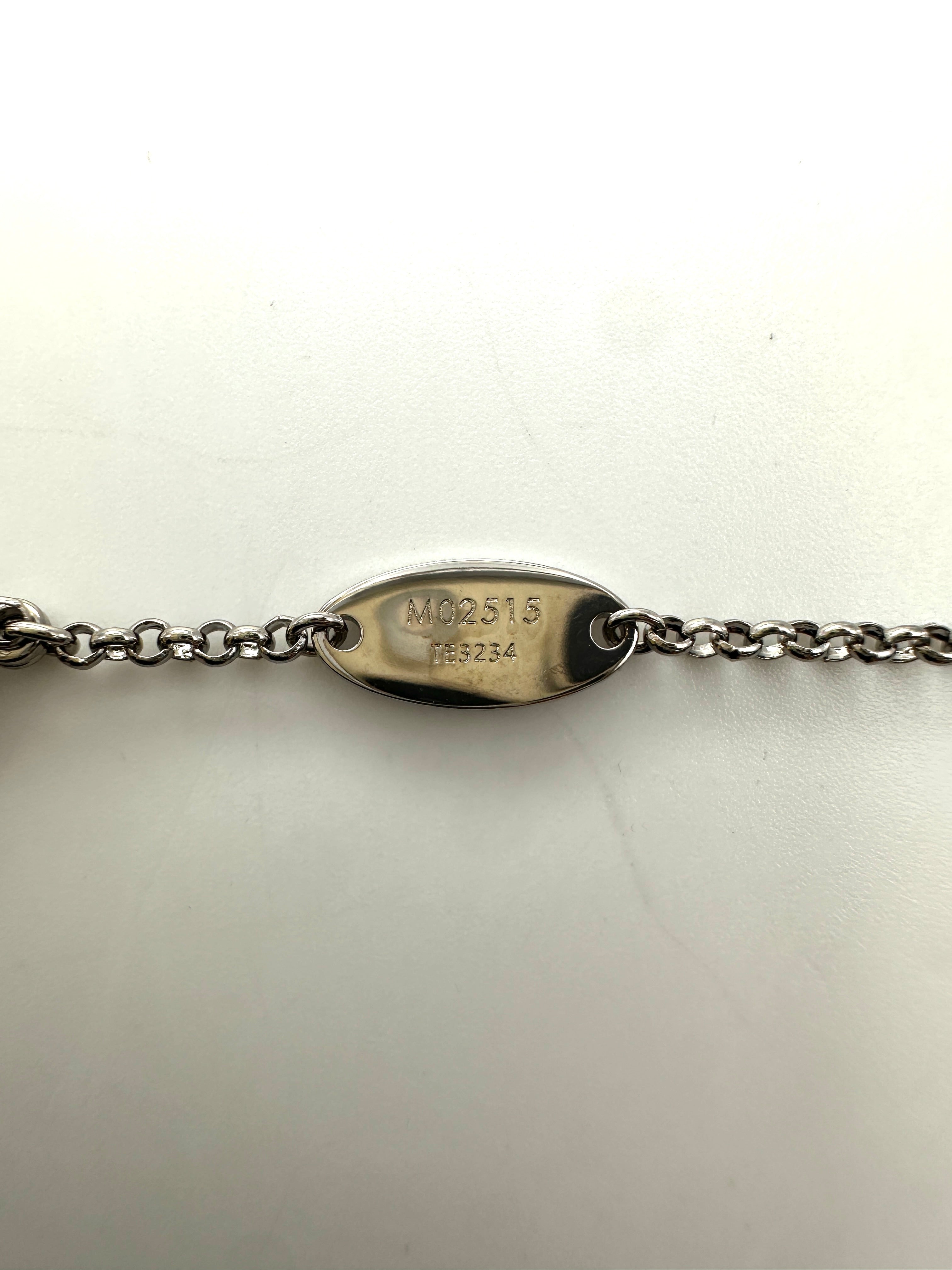 Louis Vuitton Lady LV Double Necklace,M02515 TE3234 LVN05