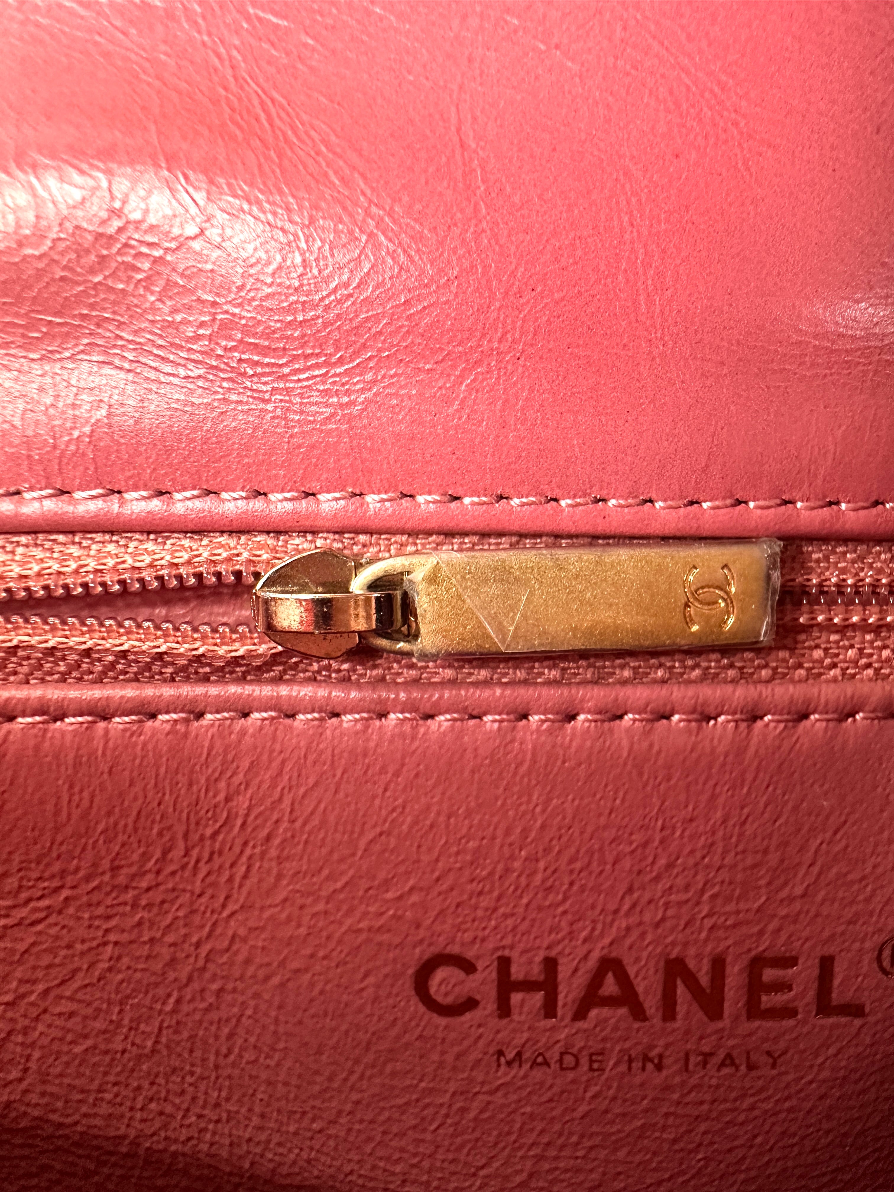 Chanel CoCo Handle Pink Chevron Quilted Leather Shoulder Bag(24***72) CC2534