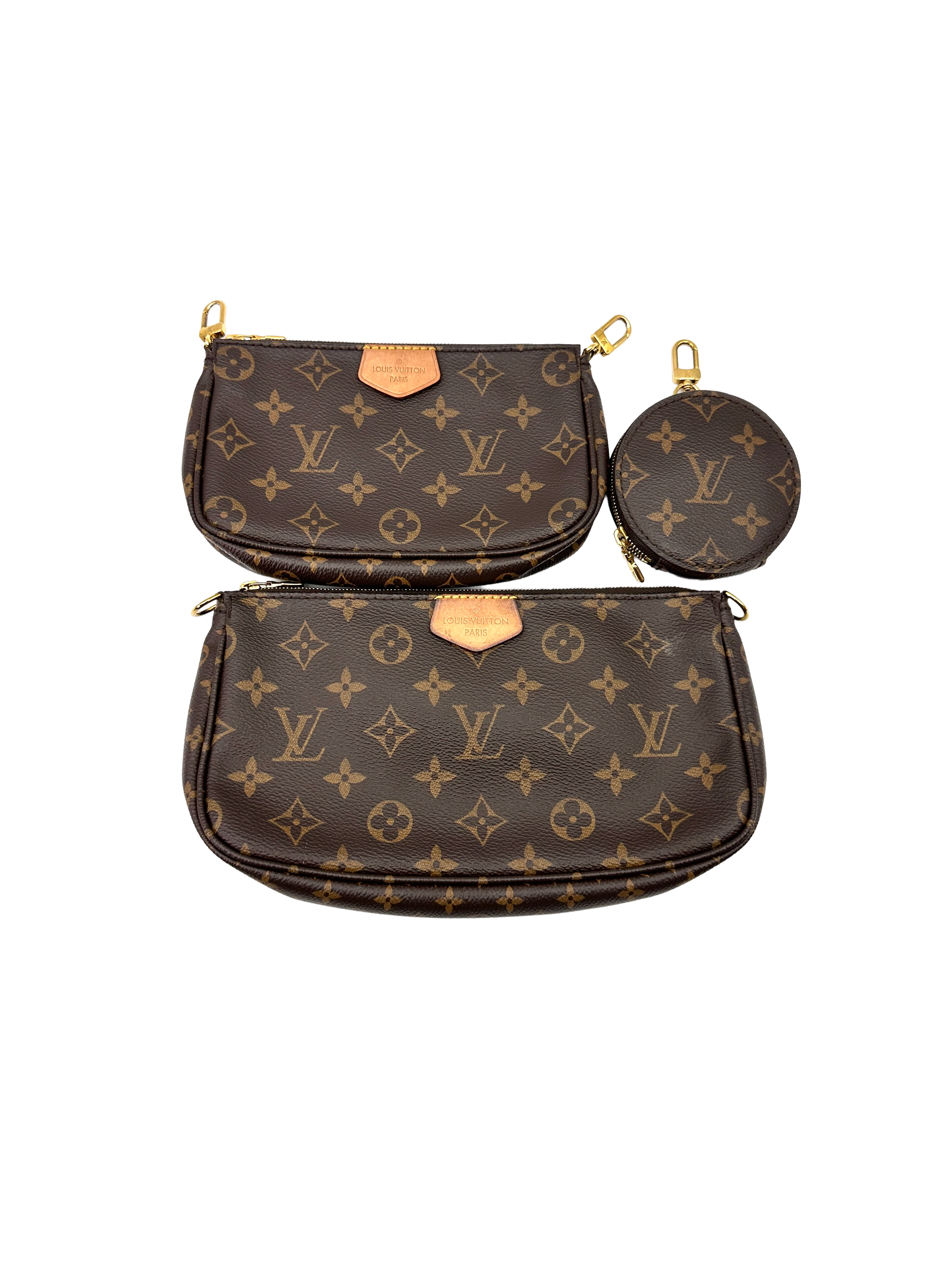 Louis Vuitton Brown Monogram Canvas Multi Pochette Accessoires LV3309