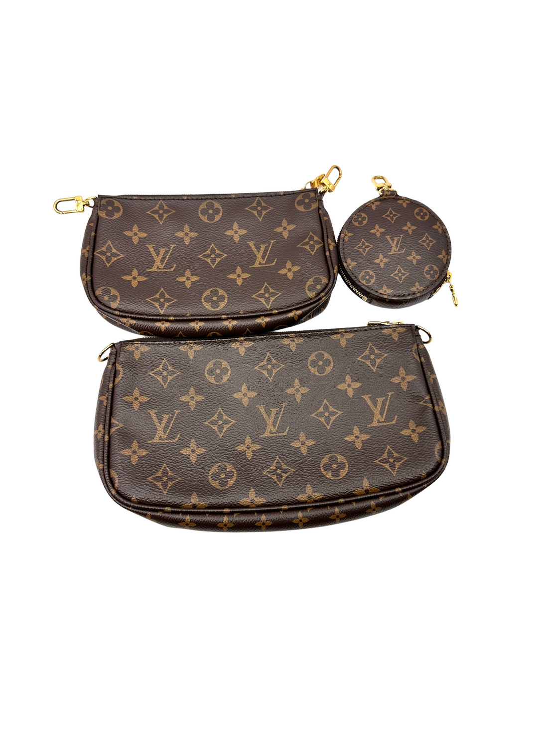Louis Vuitton Brown Monogram Canvas Multi Pochette Accessoires LV3309