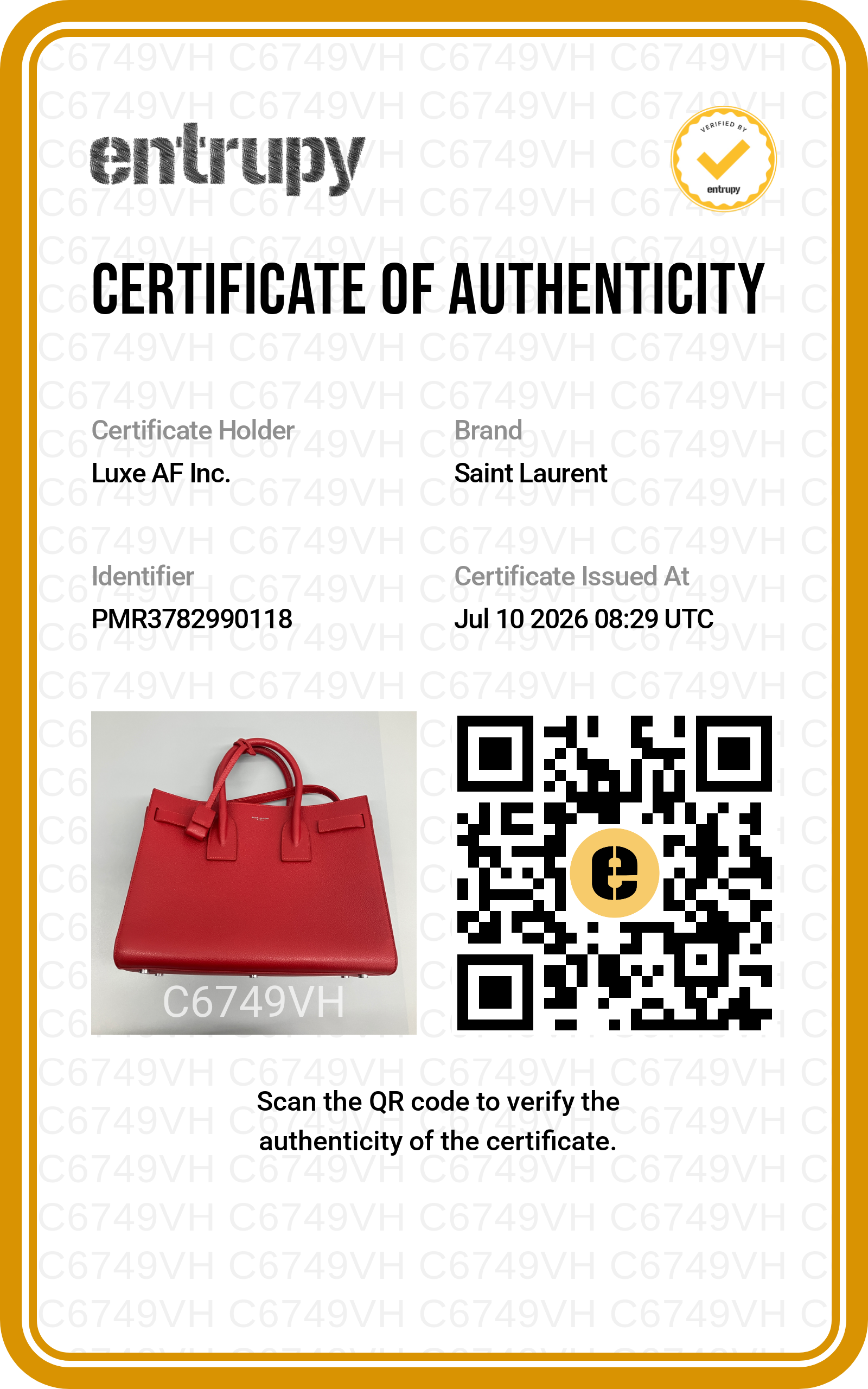 Saint Laurent Sac de Jour Red Leather Medium Size Handle Bag SL307