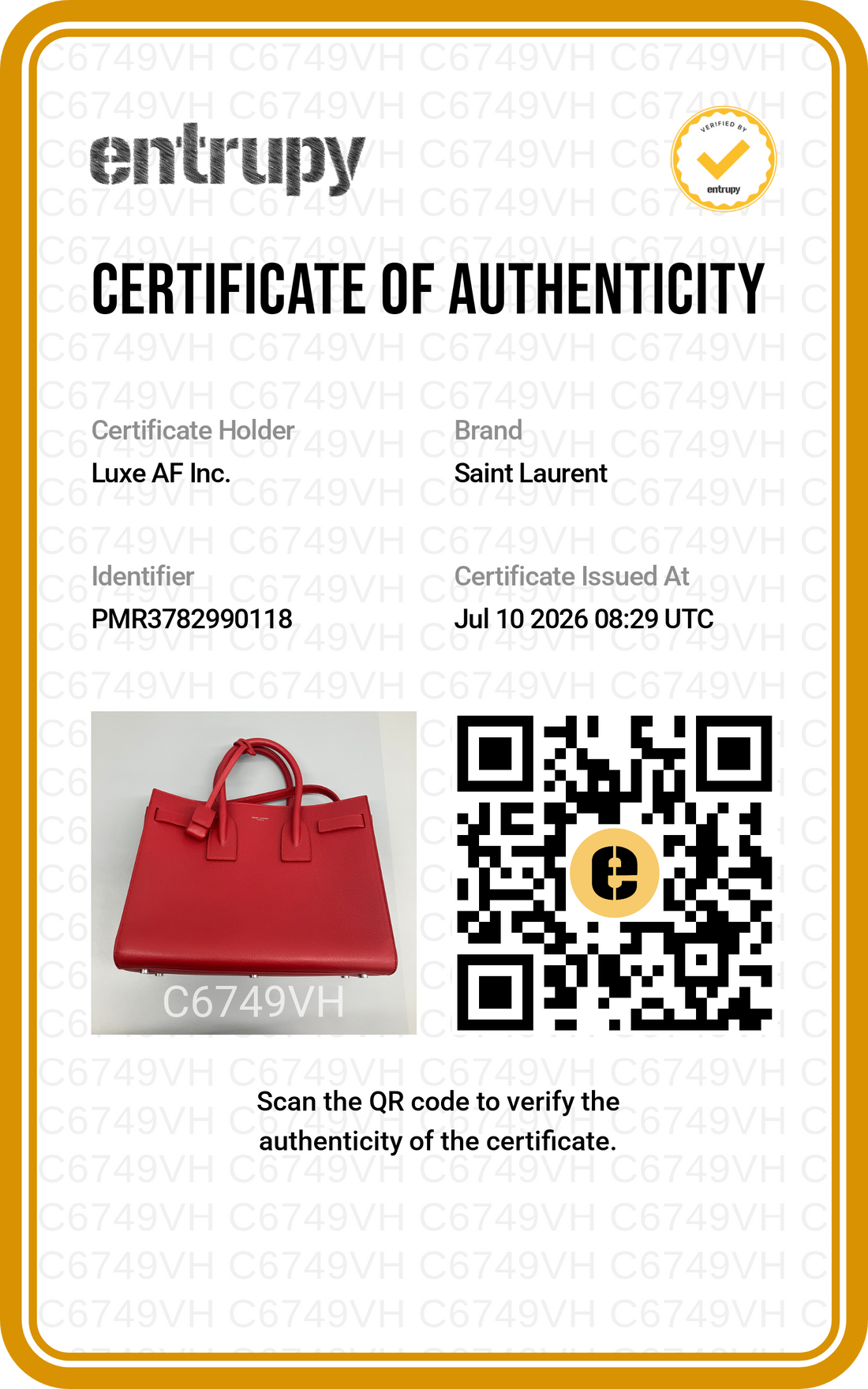 Saint Laurent Sac de Jour Red Leather Medium Size Handle Bag SL307