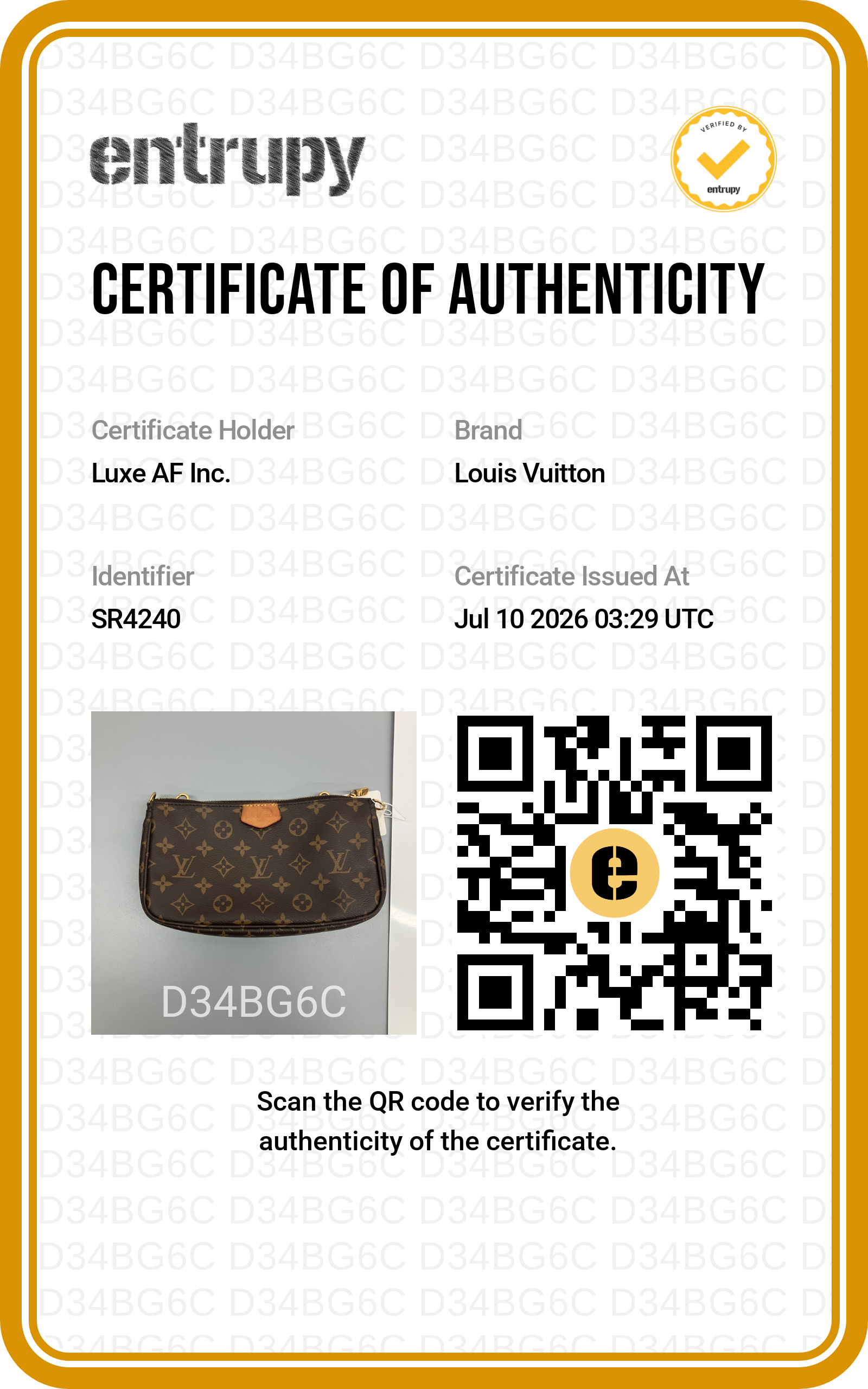 Louis Vuitton Brown Monogram Canvas Multi Pochette Accessoires LV3304