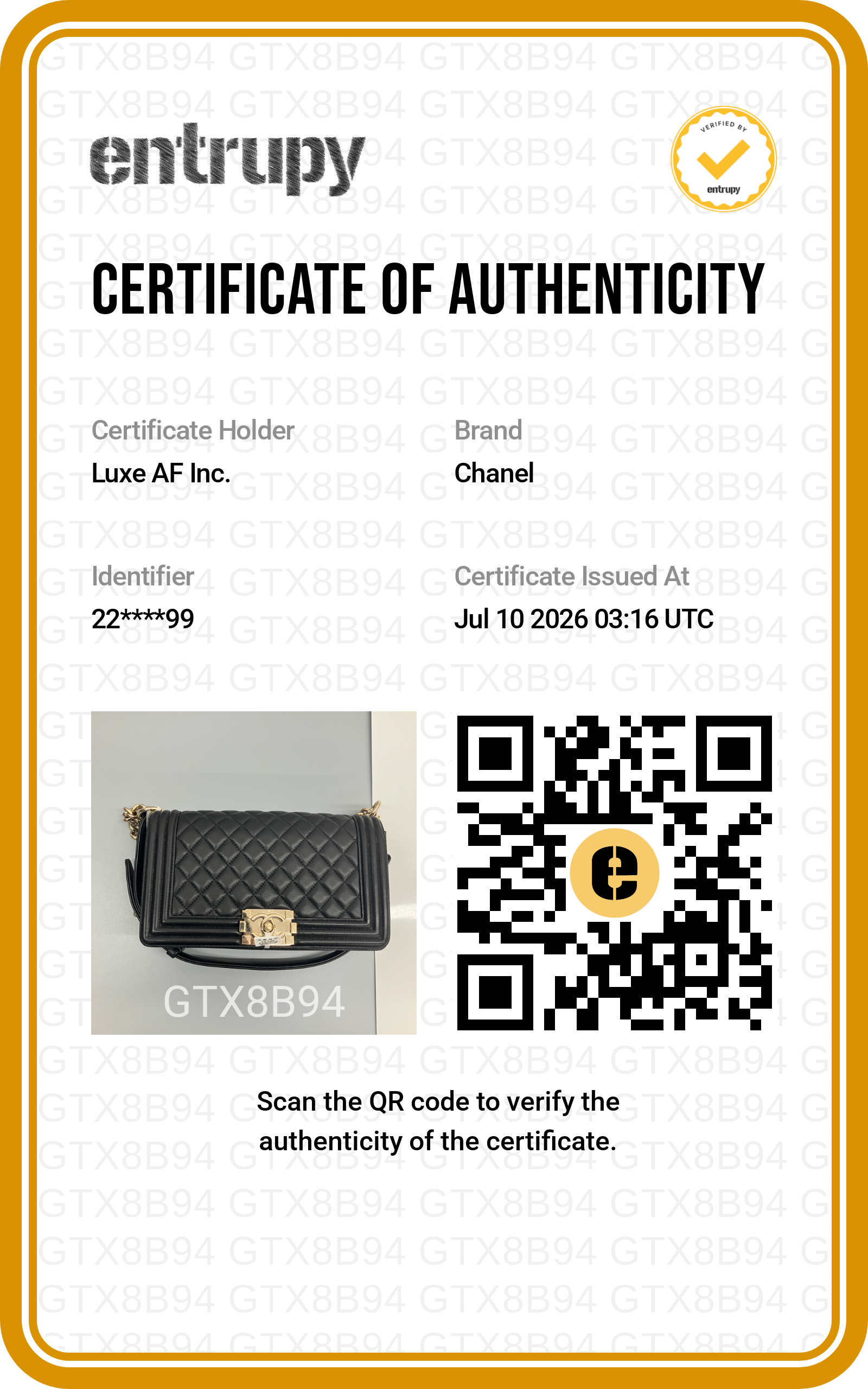Chanel LeBoy Black Quilted Lambskin Medium Size Flap Bag With Gold Buckle(22***99) CC2525