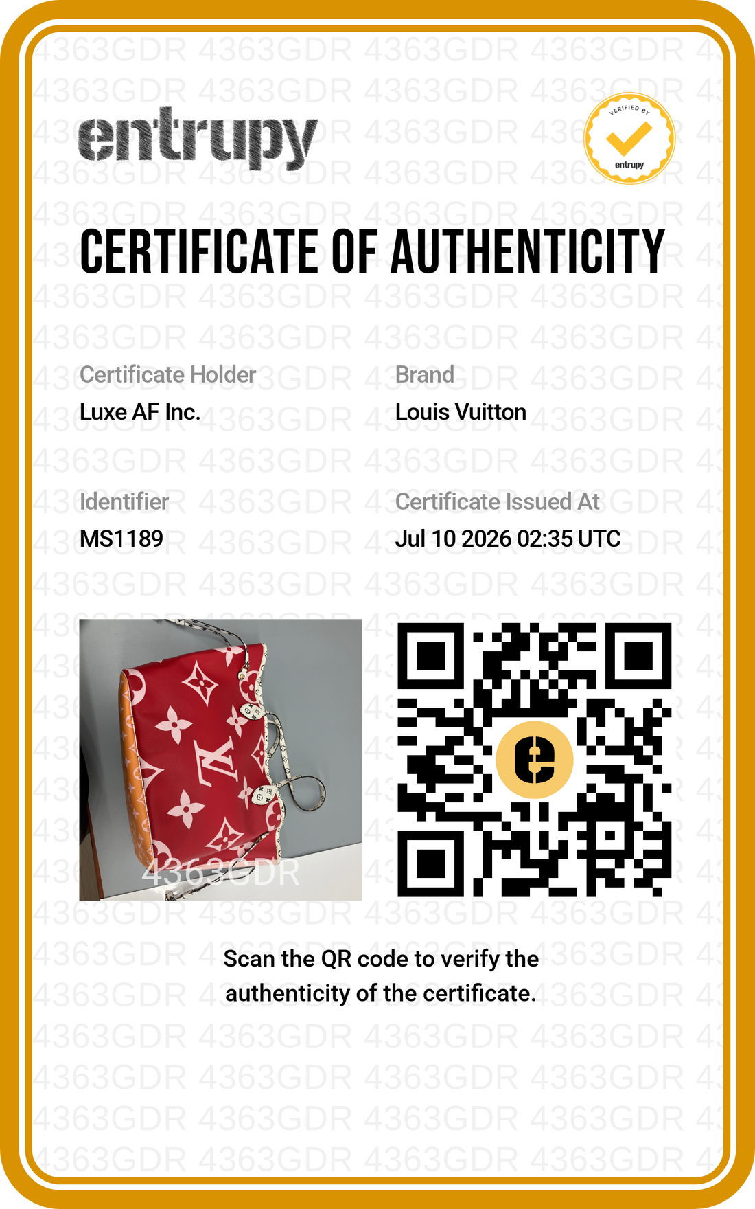 Louis Vuitton Neverfull MM Red/White Giant Monogram Canvas Handle Bag LV3305