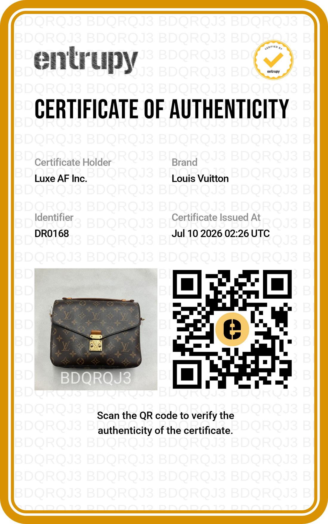 Louis Vuitton Monogram Canvas Pochette Metis LV3302