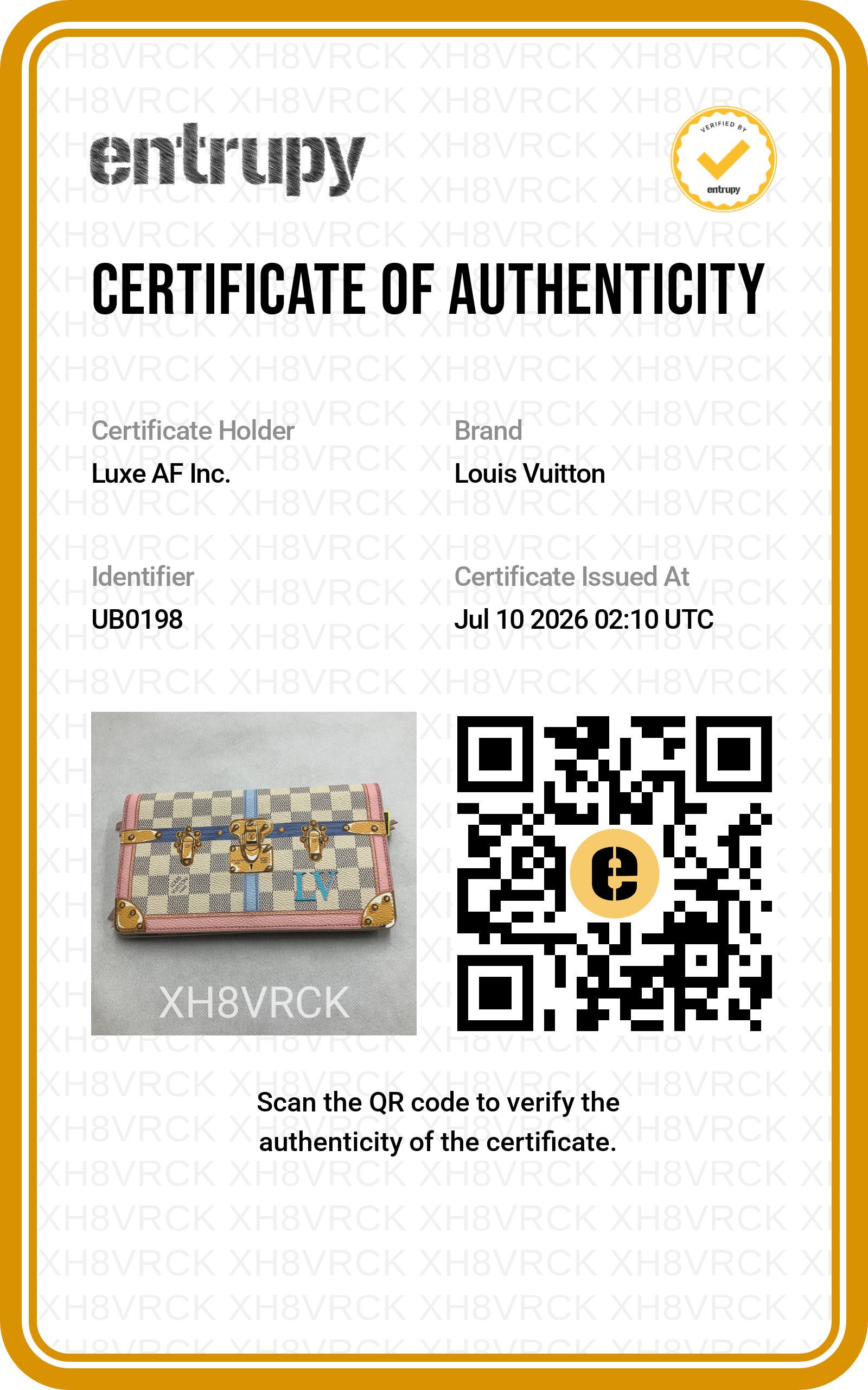 Louis Vuitton Trompe L'oeil Summer Trunks Weekend Pochette Clutch LV3301