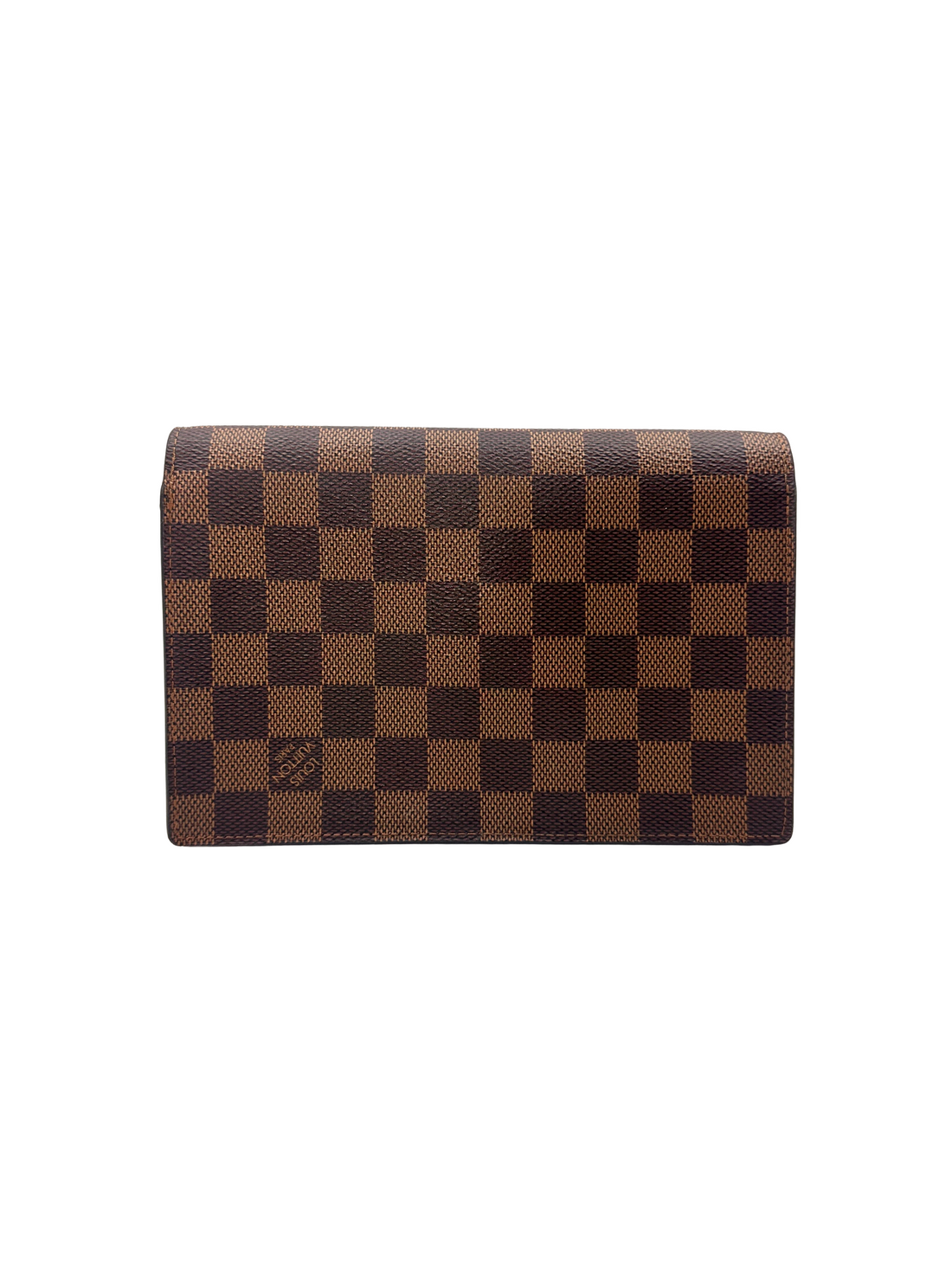 Louis Vuitton Vavin Damier Ebene & Beige Leather Shoulder Bag LV3310