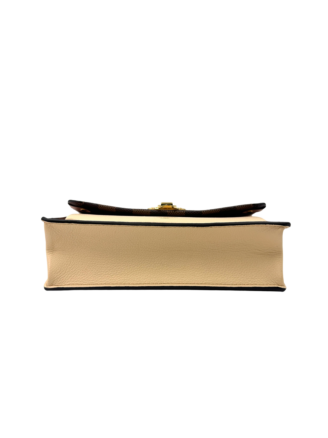 Louis Vuitton Vavin Damier Ebene & Beige Leather Shoulder Bag LV3310