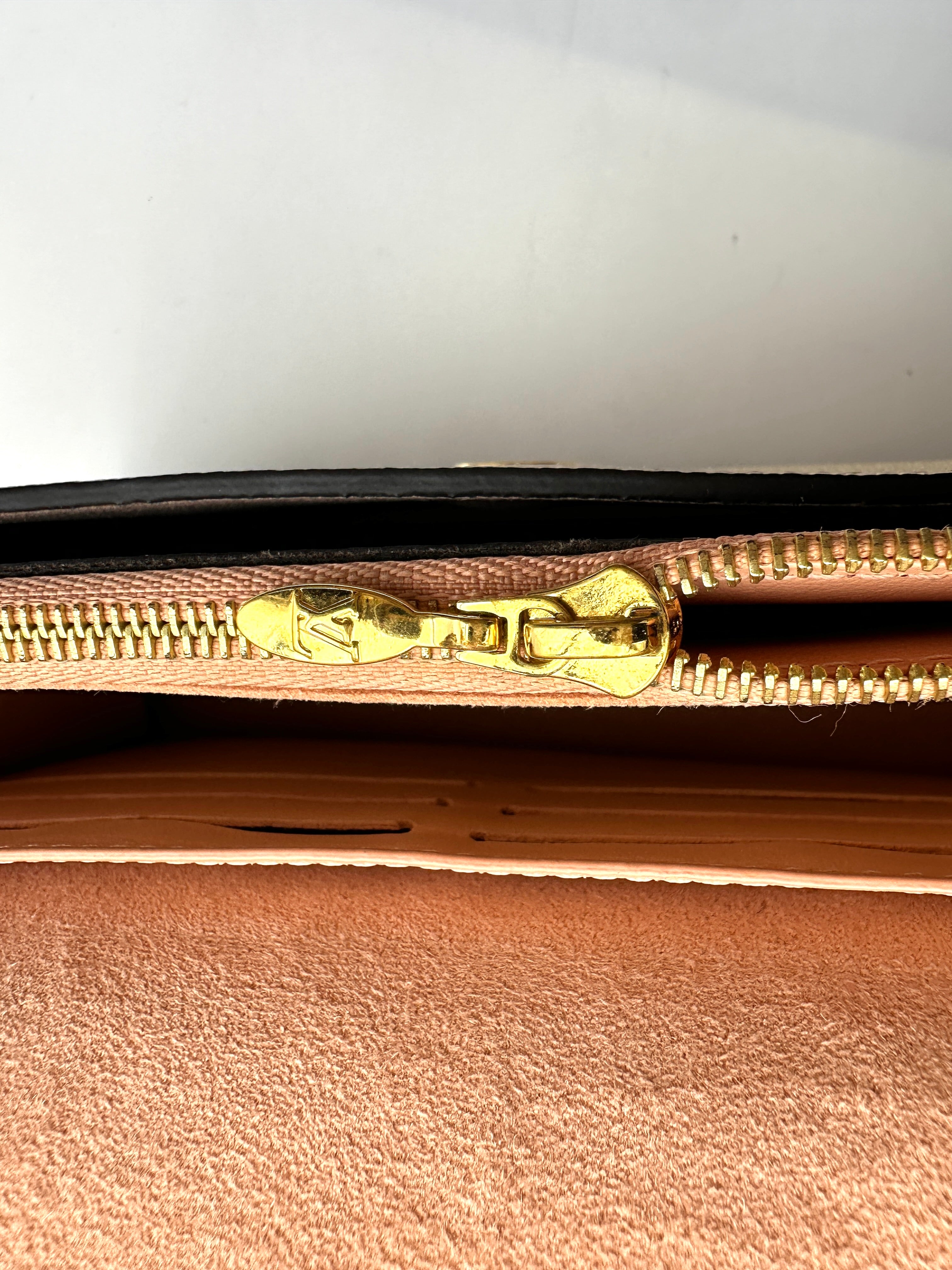 Louis Vuitton Vavin Damier Ebene & Beige Leather Shoulder Bag LV3310