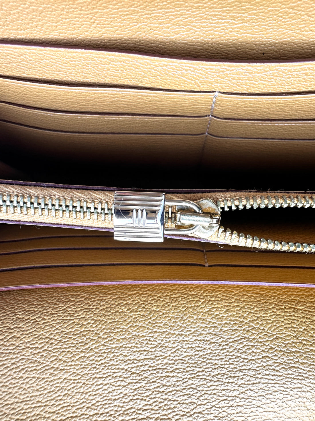 Hermes Kelly To Go Yellow Ostrich Leather Wallet HR171
