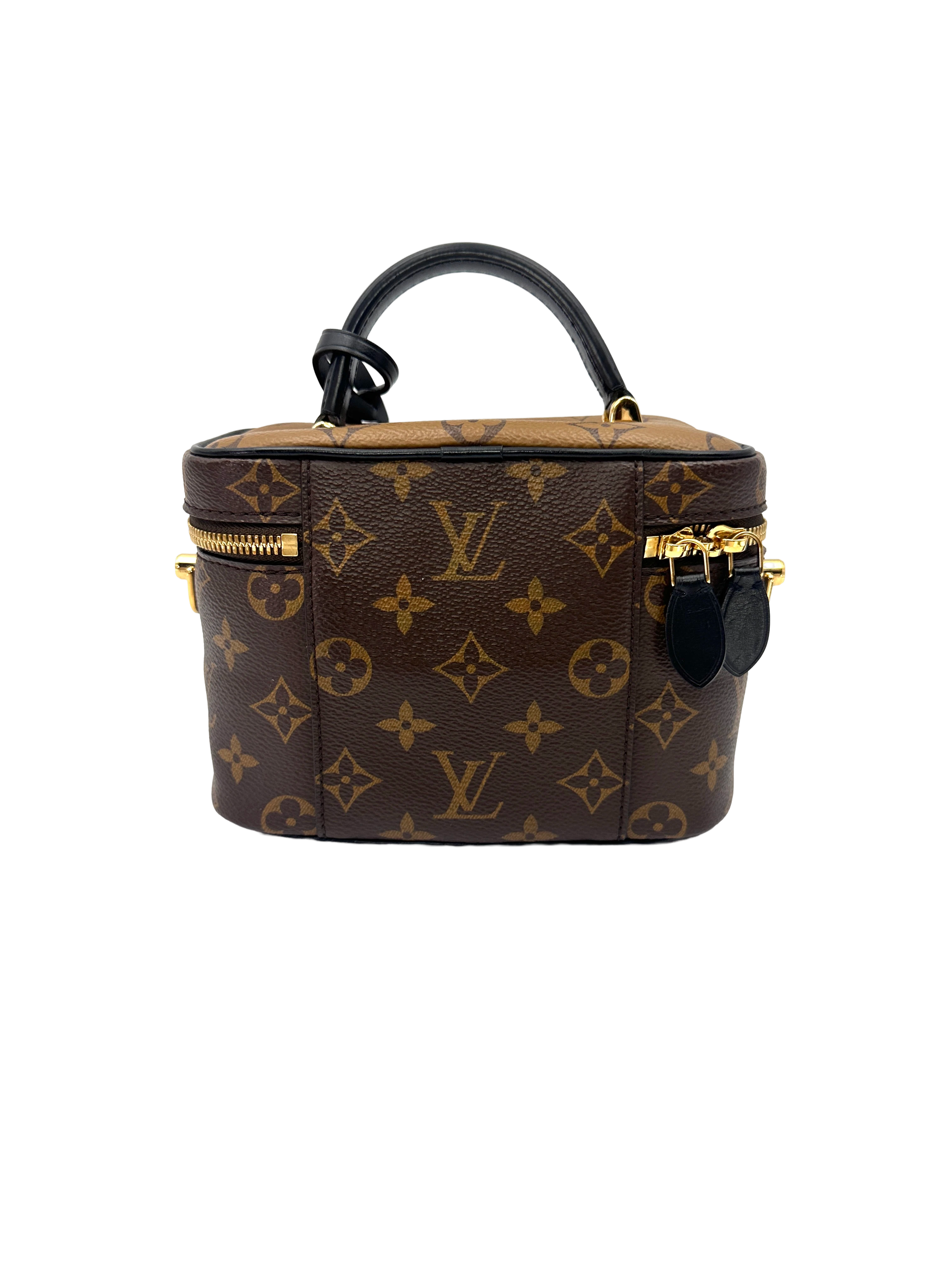 Louis Vuitton Vanity PM Monogram Reverse Canvas Handle Bag LV3311
