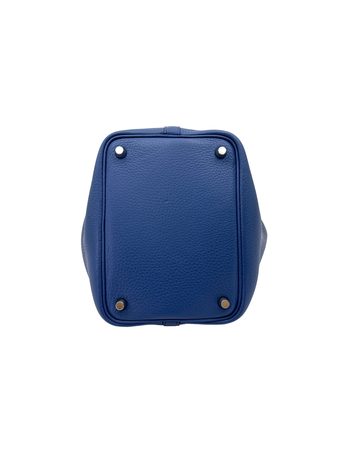Hermes Picotin18 Blue Leather Handle Bag HR168