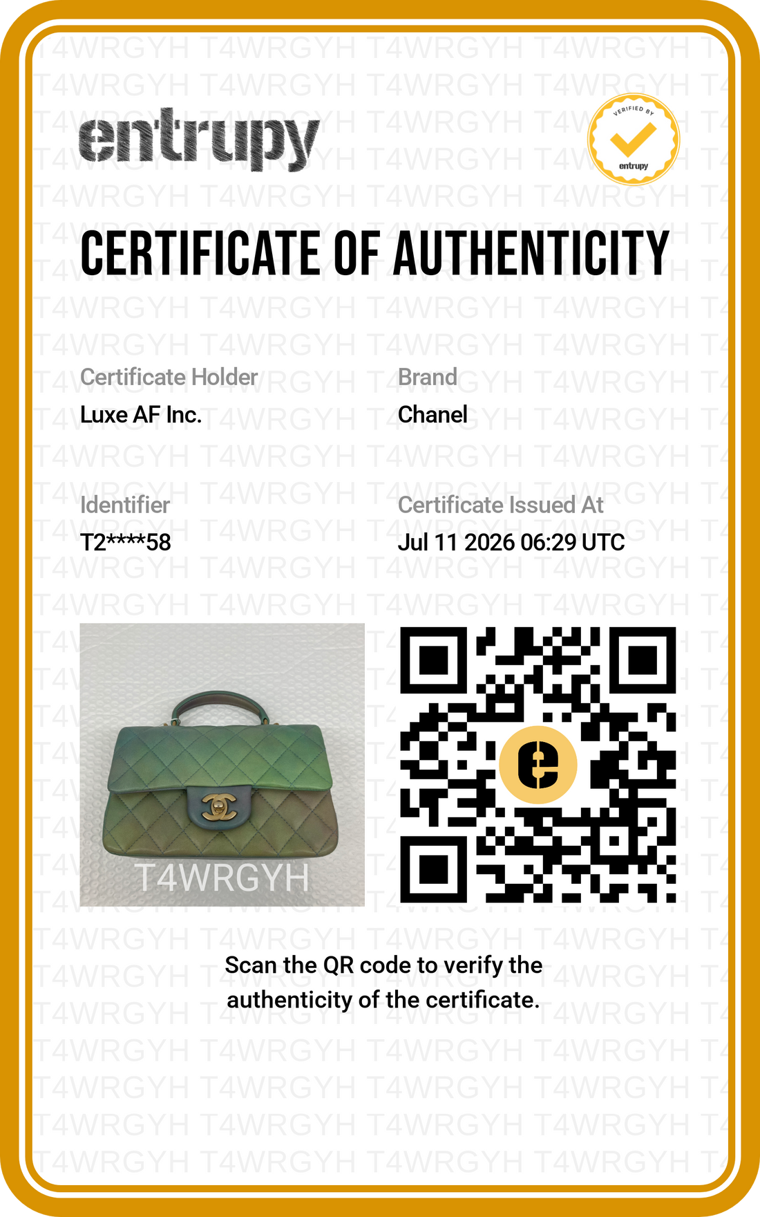 Chanel Iridescent Ombre Green Quilted Leather Top Handle Flap Bag(T2***58) IRIS267