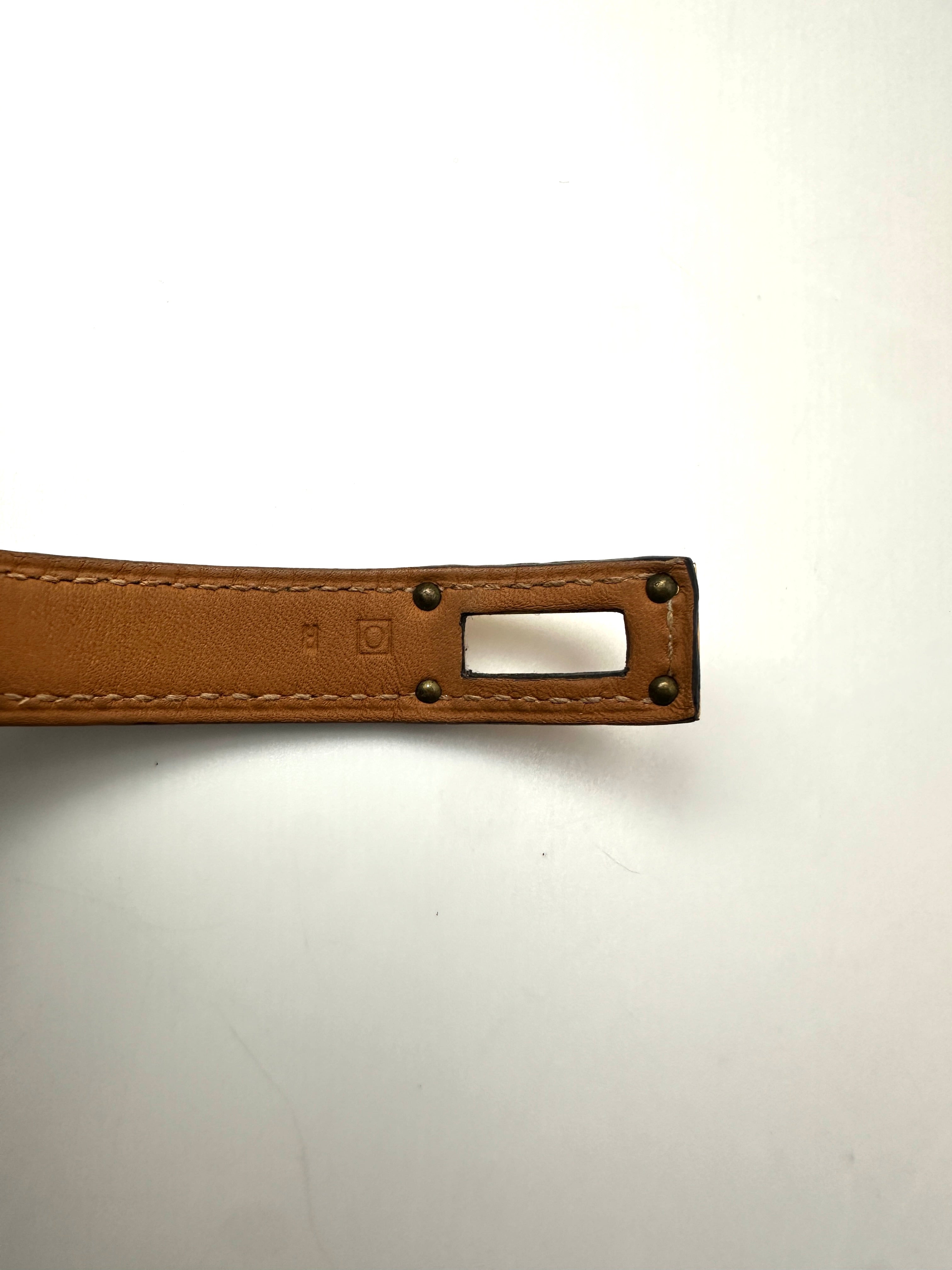 Hermes Kelly Double Tour Lizard Leather Bracelet HR177