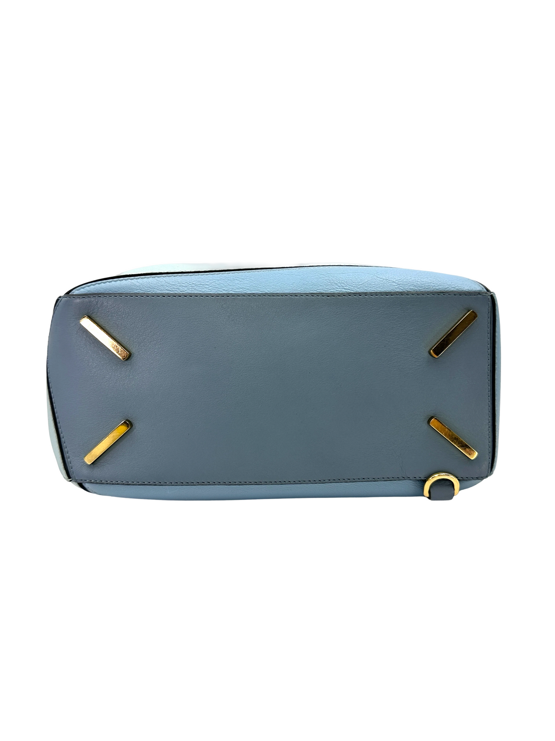 Loewe Puzzle Blue Leather Medium Size Shoulder Bag LW100