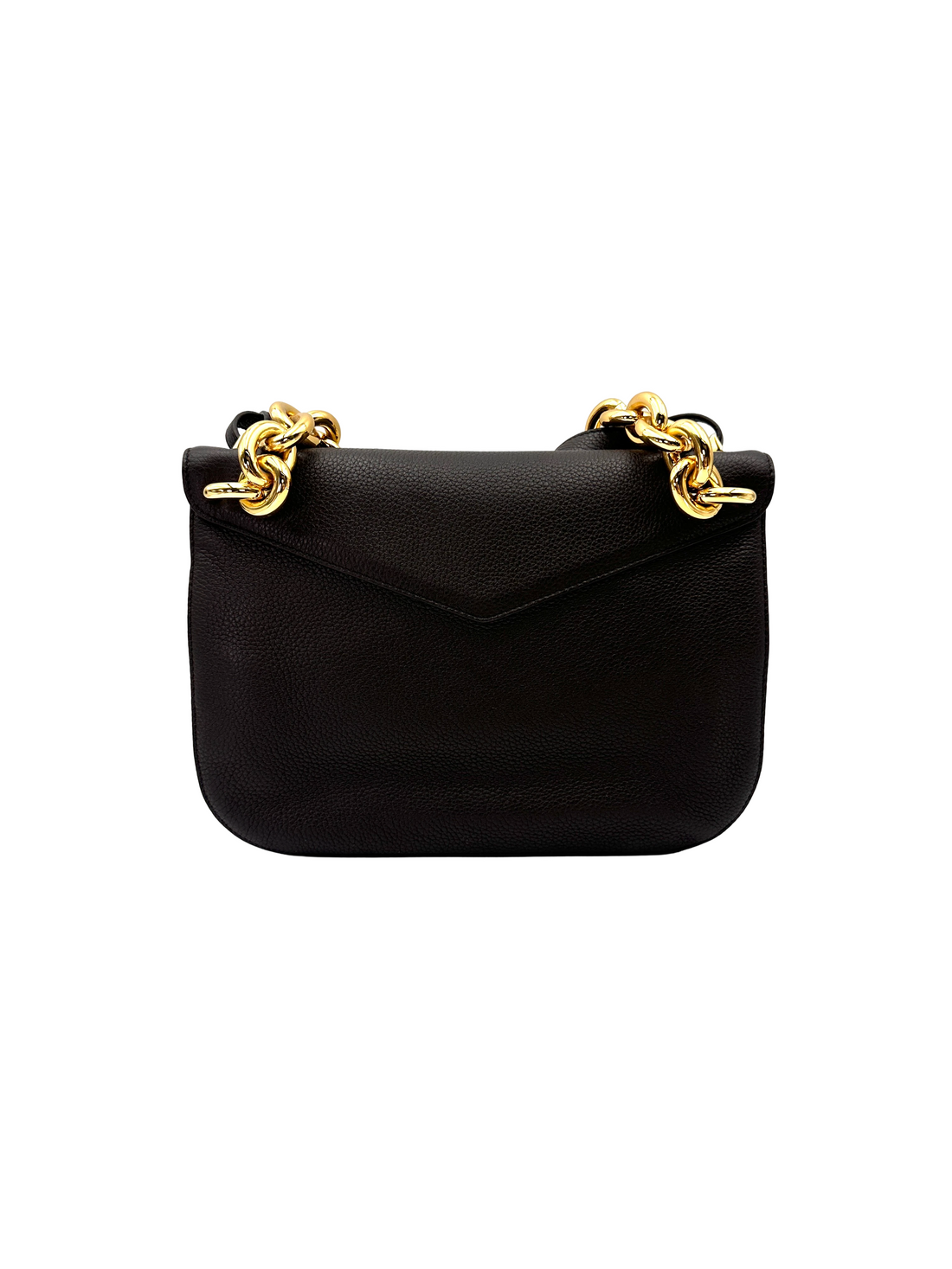 Bottega Veneta Mount Black Leather Shoulder Bag BV140