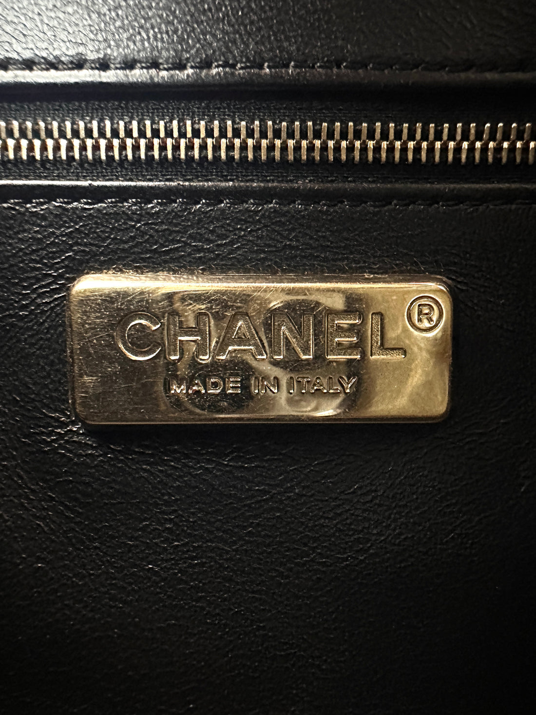 Chanel Black Python Leather Business Affinity Top Handle Bag(26***95) CC2555