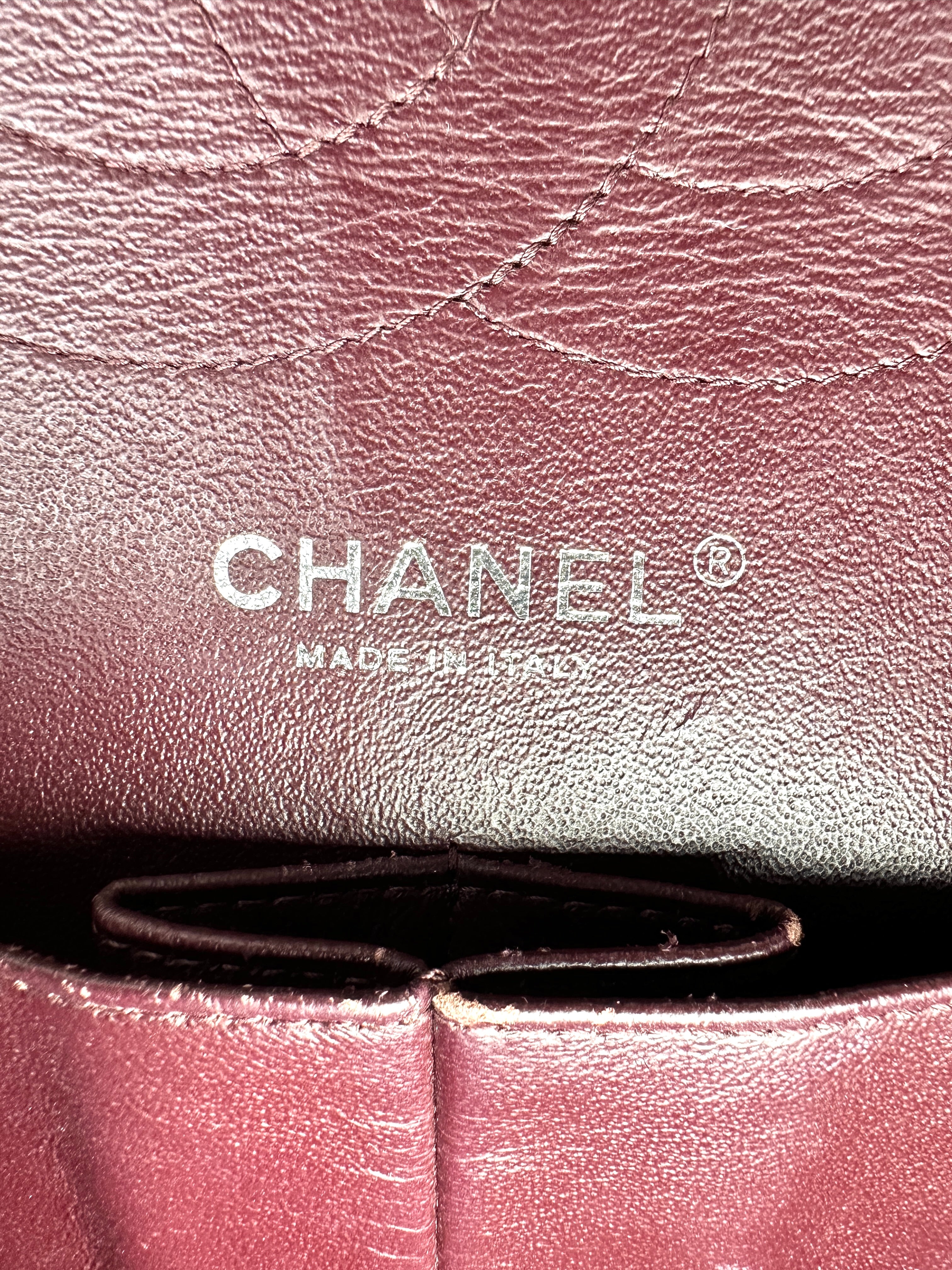 Chanel Classic Flap Black Quilted Leather Jumbo Shoulder Bag With Silver Buckle(19***29) CC2539