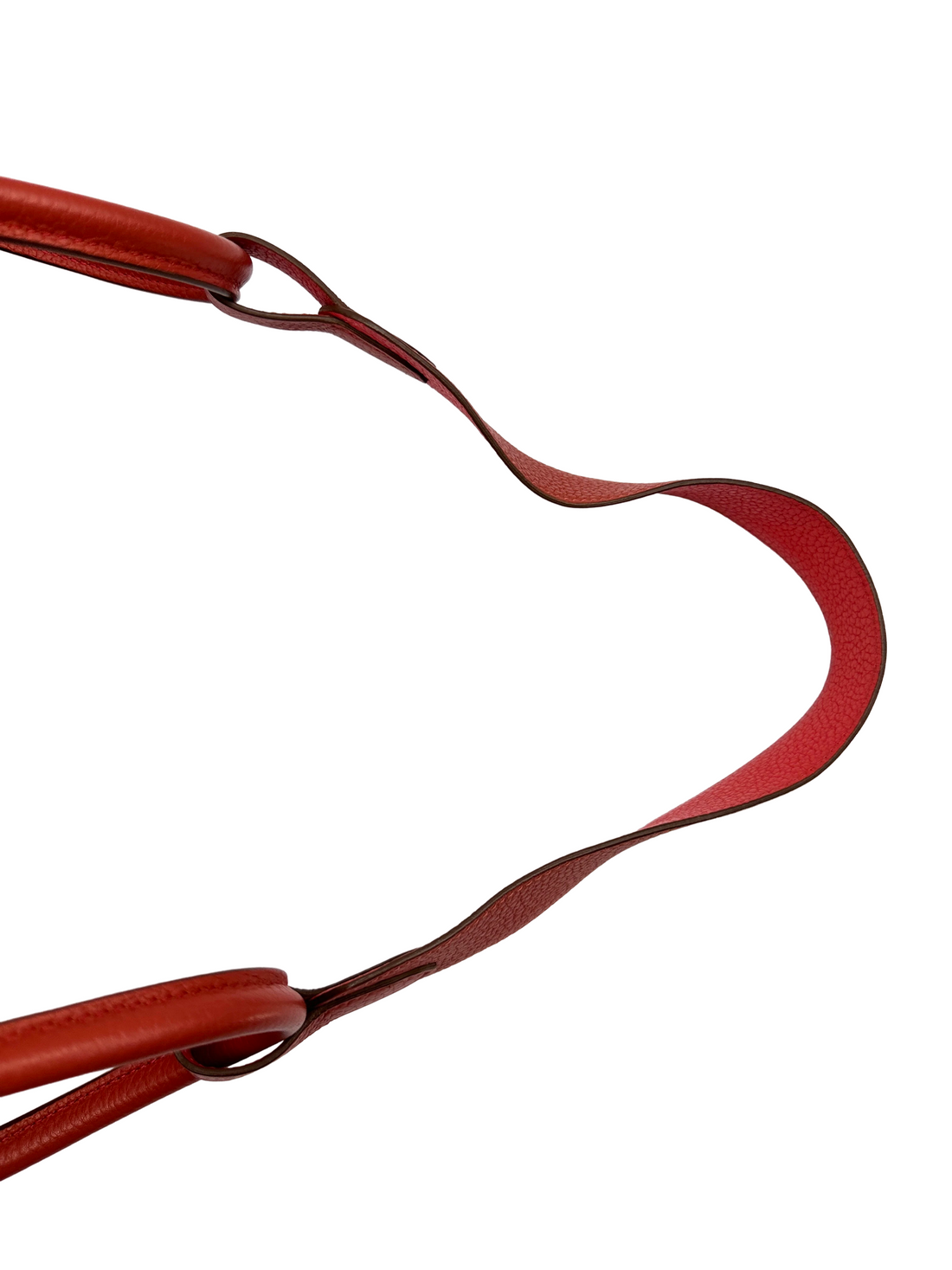 Hermes Lindy34 Red Leather Handle Bag HR179