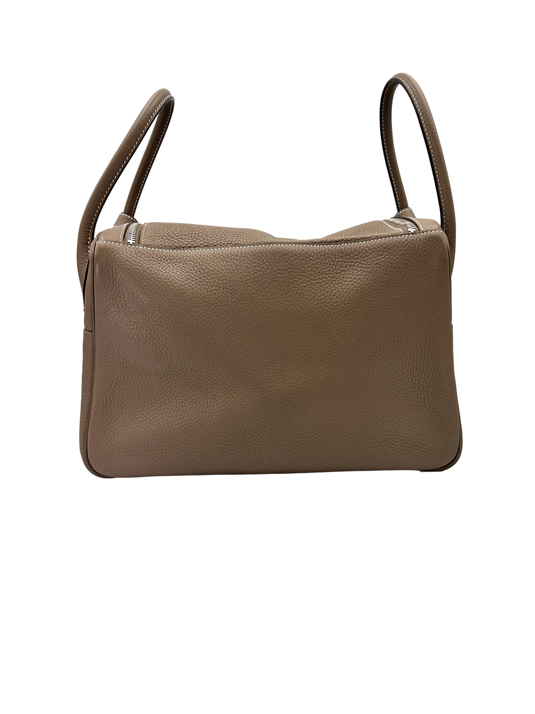 Hermes Lindy34 Grey Leather Handle Bag HR180