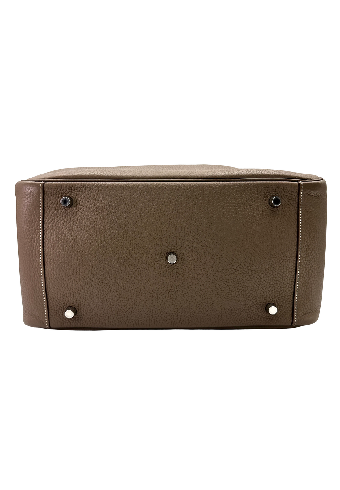 Hermes Lindy34 Grey Leather Handle Bag HR180