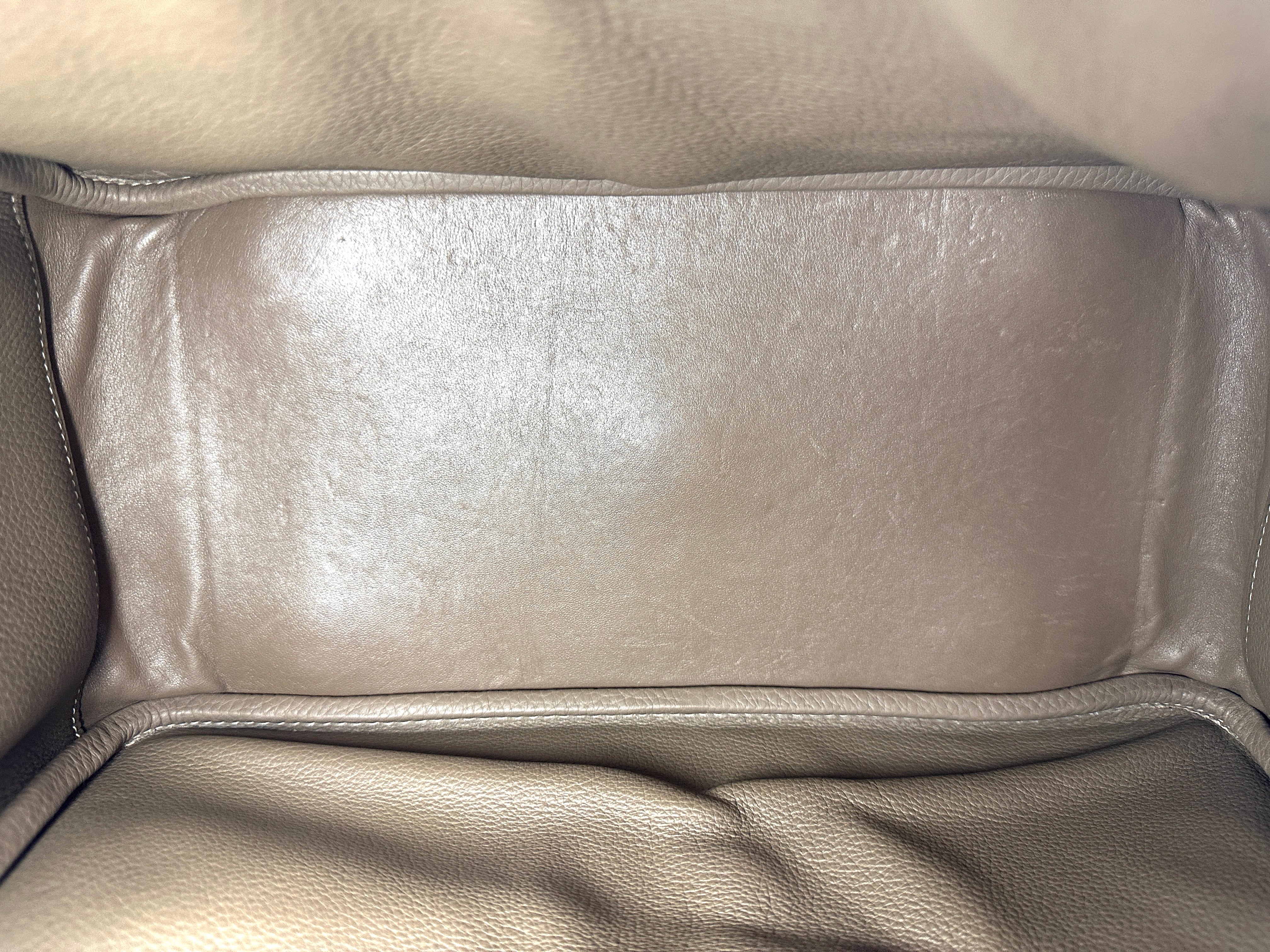 Hermes Lindy34 Grey Leather Handle Bag HR180