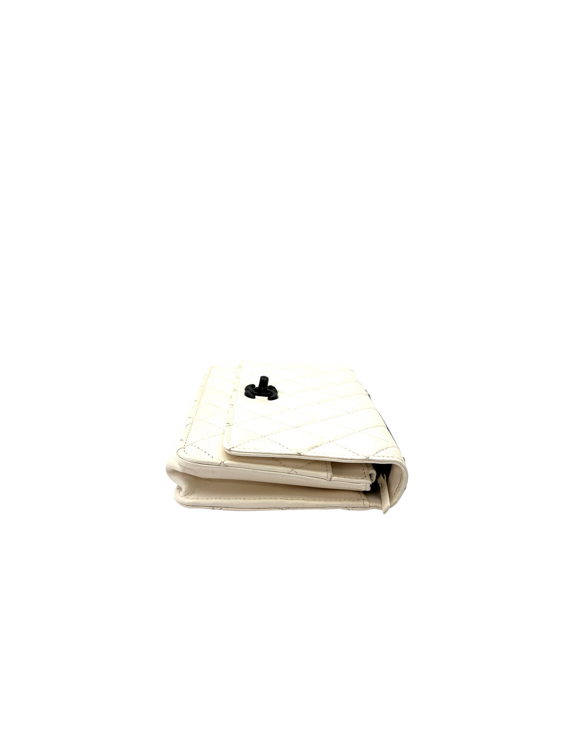 Chanel Trendy CC White Quilted Leather Wallet On Chain(H7***CH) IRIS269