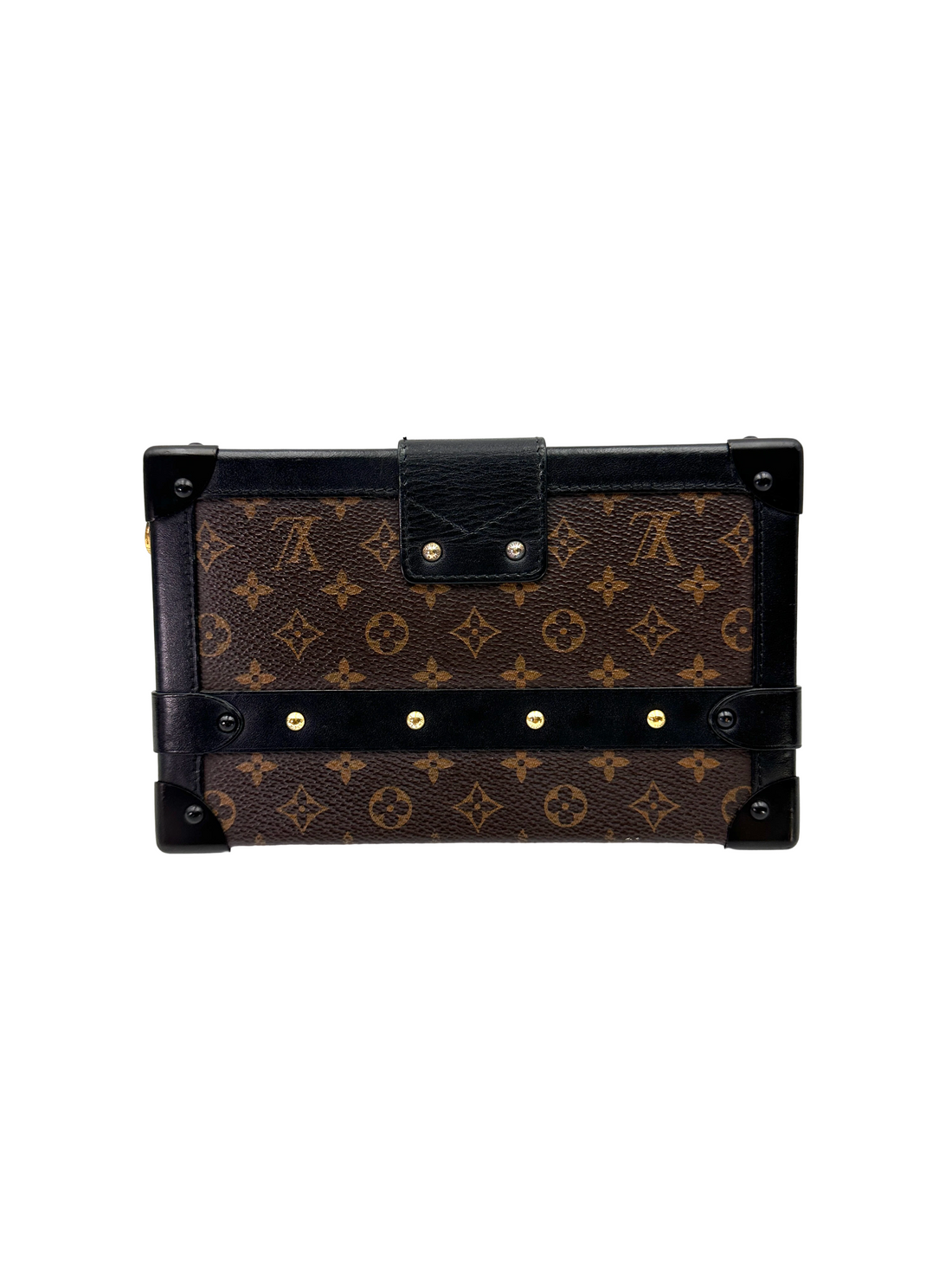 Louis Vuitton Petite Malle Monogram Canvas Shoulder Bag LV3320