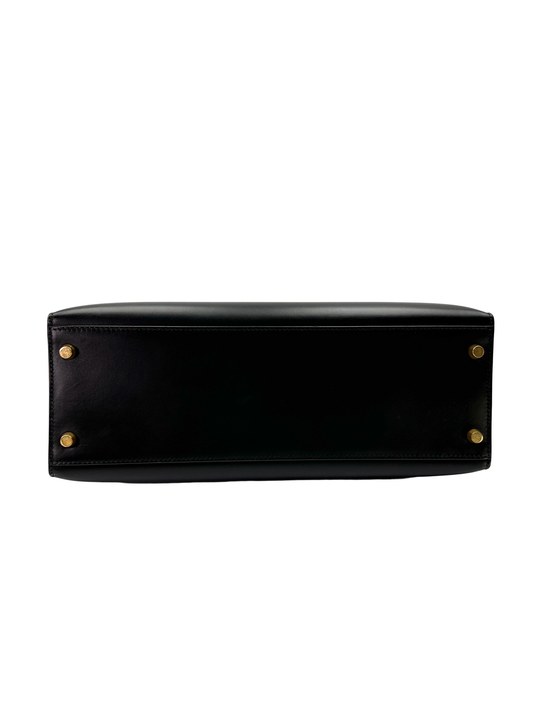 Hermes Kelly32 Black Leather Handle Bag HR181